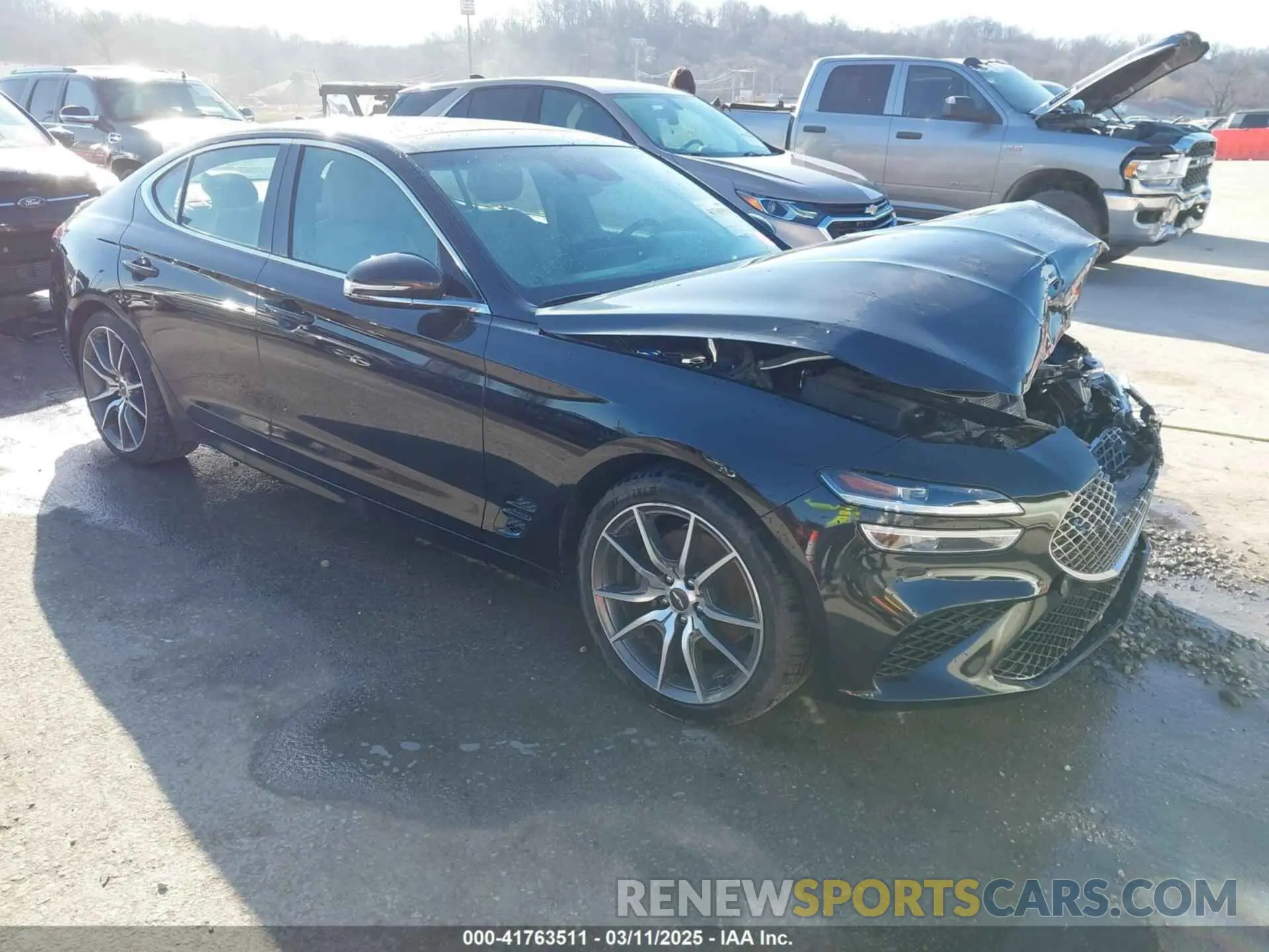 1 fotografías del automóvil dañado KMTG34TA0NU098580 GENESIS G70 2022