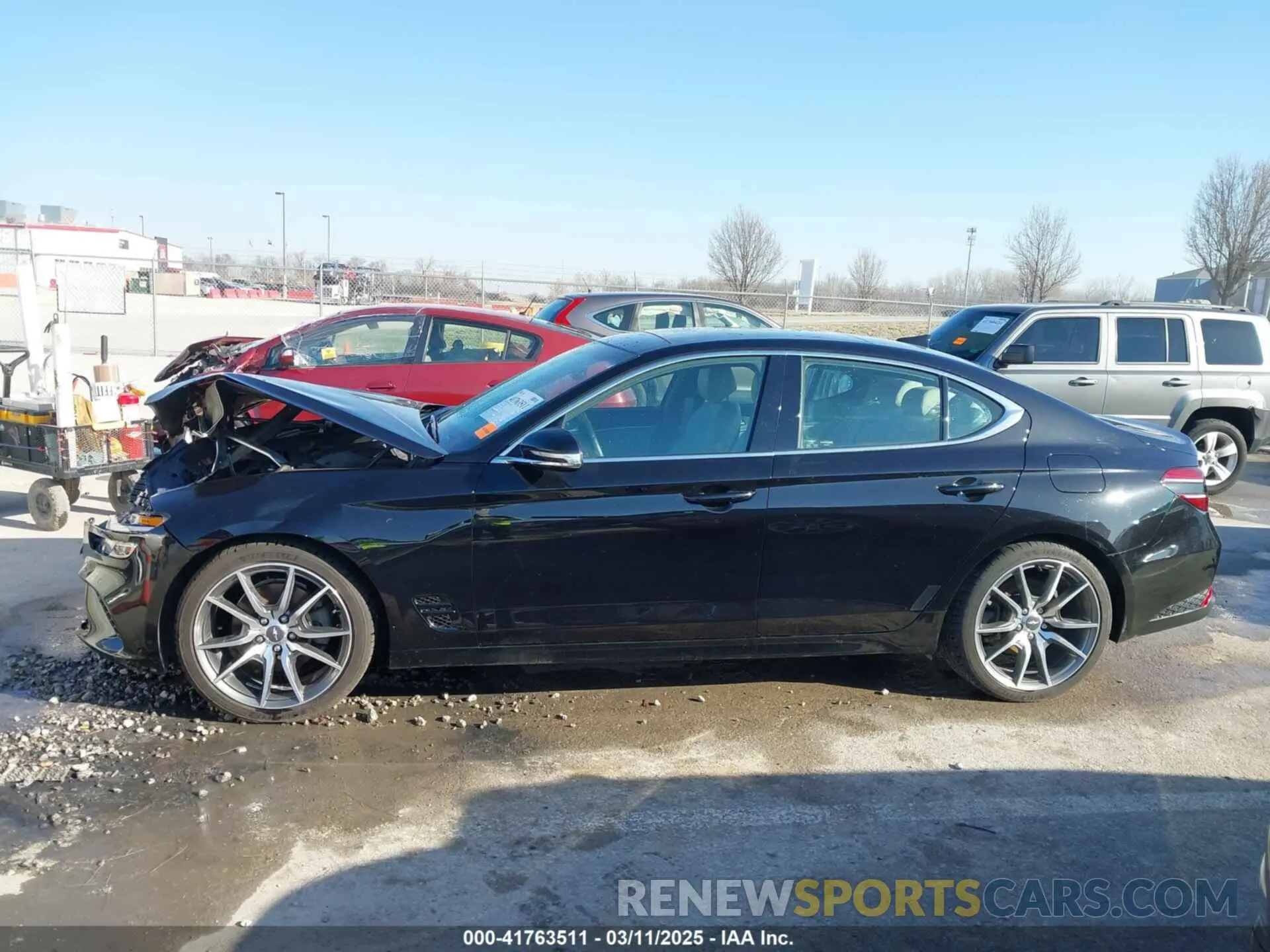14 fotografías del automóvil dañado KMTG34TA0NU098580 GENESIS G70 2022