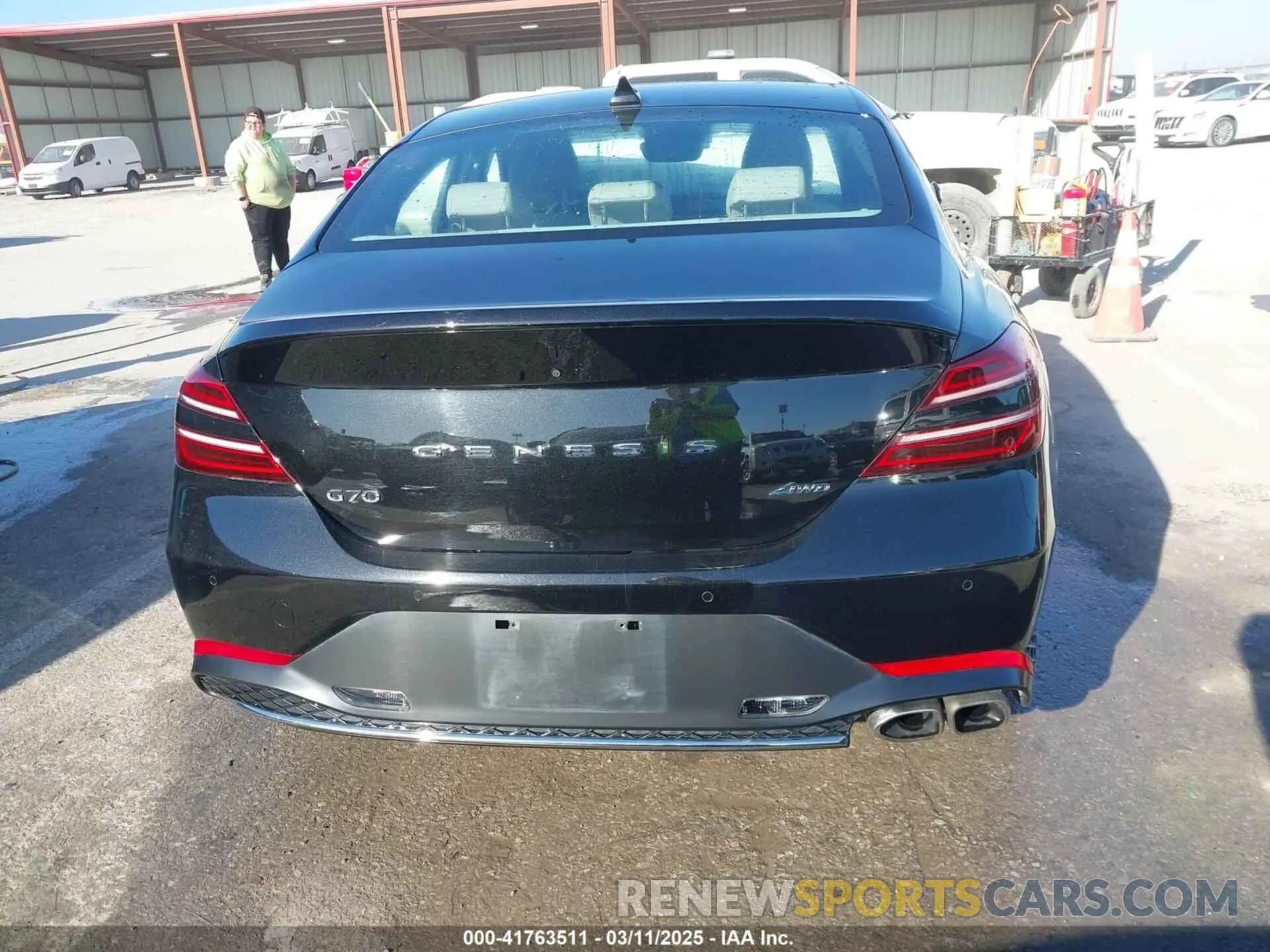 16 fotografías del automóvil dañado KMTG34TA0NU098580 GENESIS G70 2022