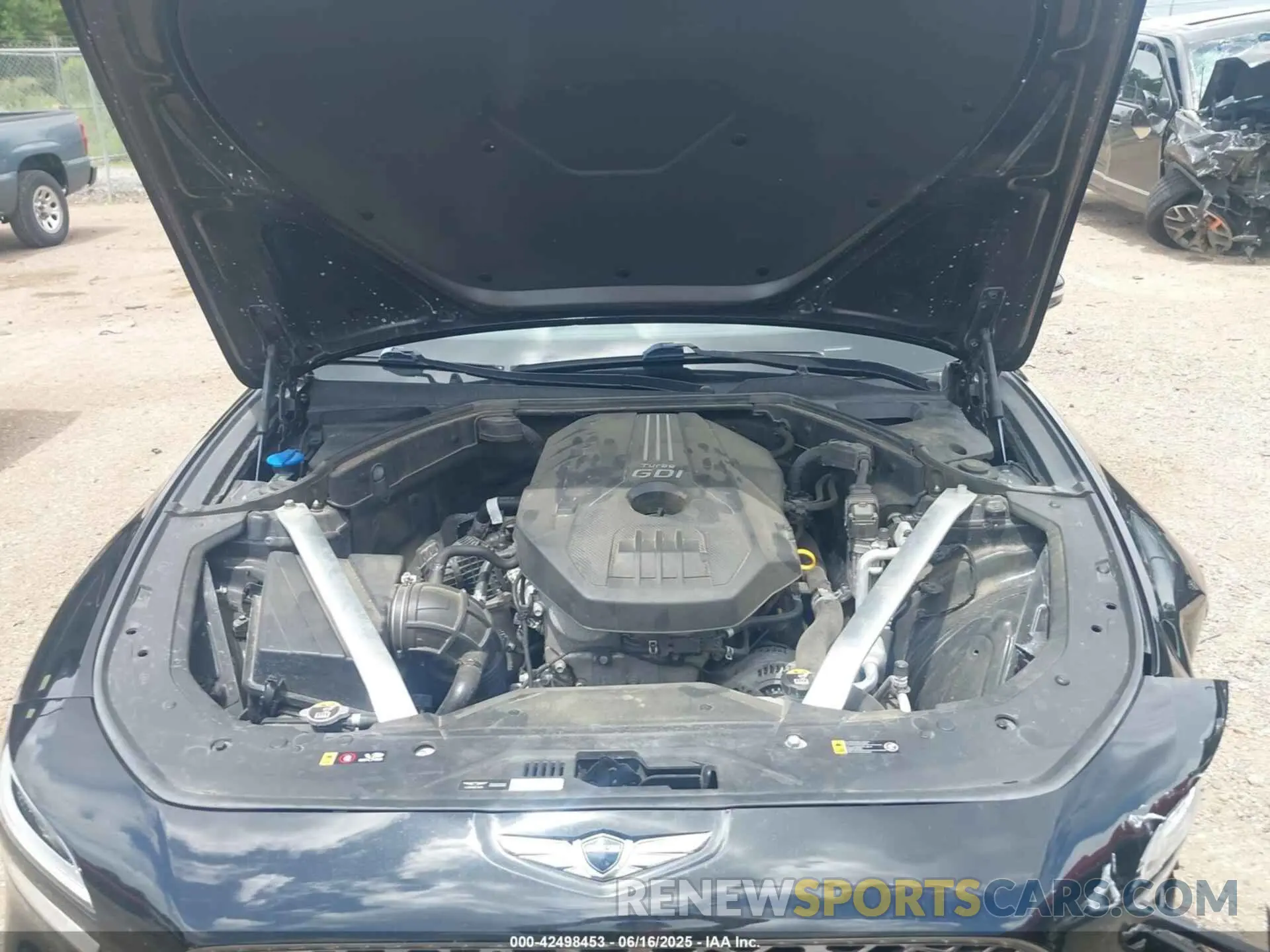 10 fotografías del automóvil dañado KMTG34TA2NU092862 GENESIS G70 2022
