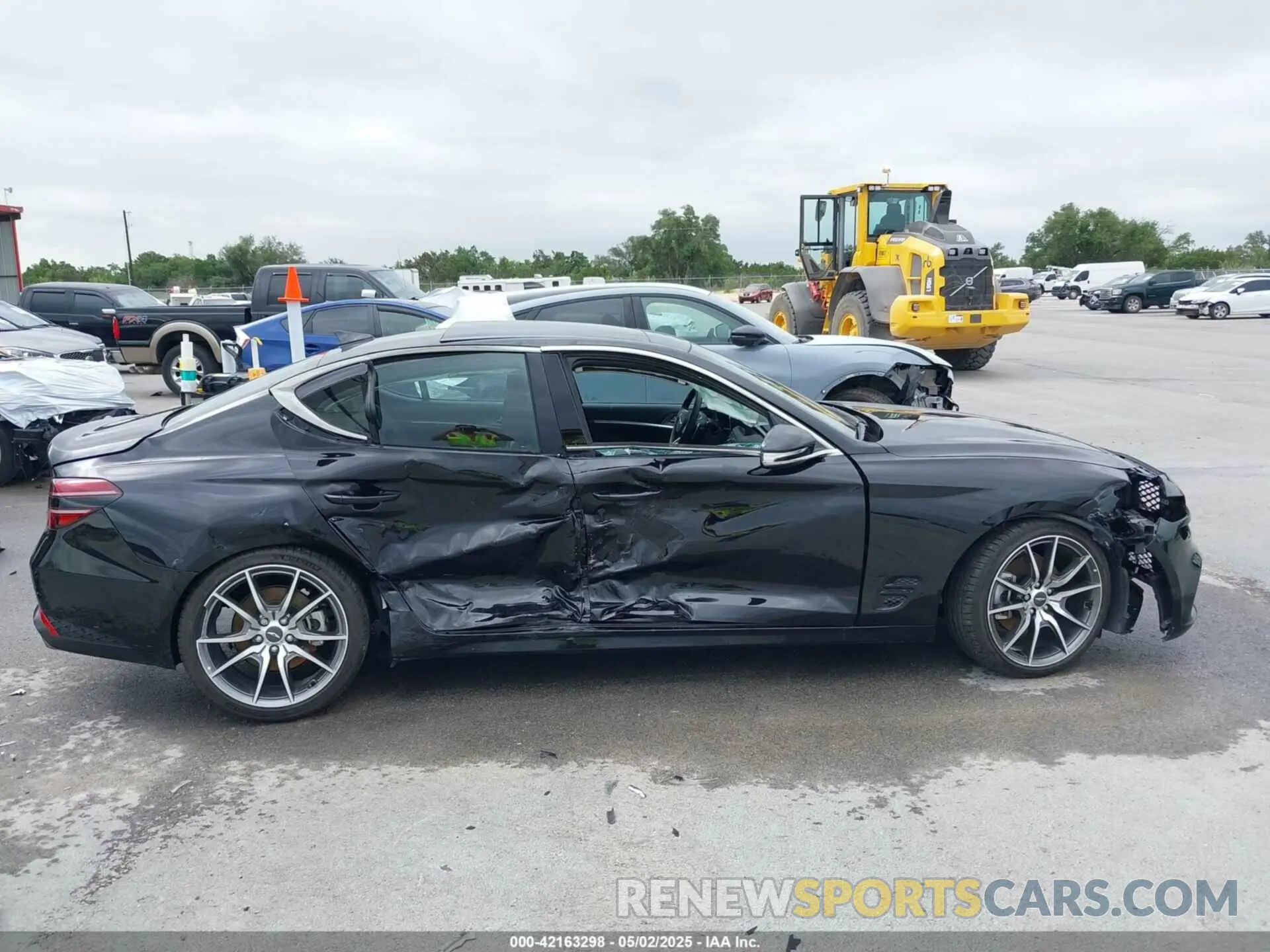 14 fotografías del automóvil dañado KMTG34TA2NU103715 GENESIS G70 2022