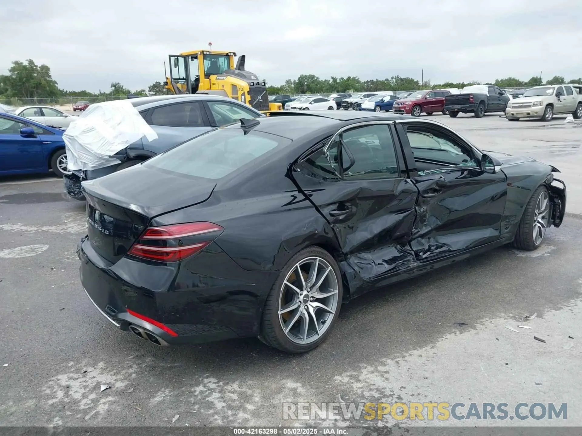 4 fotografías del automóvil dañado KMTG34TA2NU103715 GENESIS G70 2022
