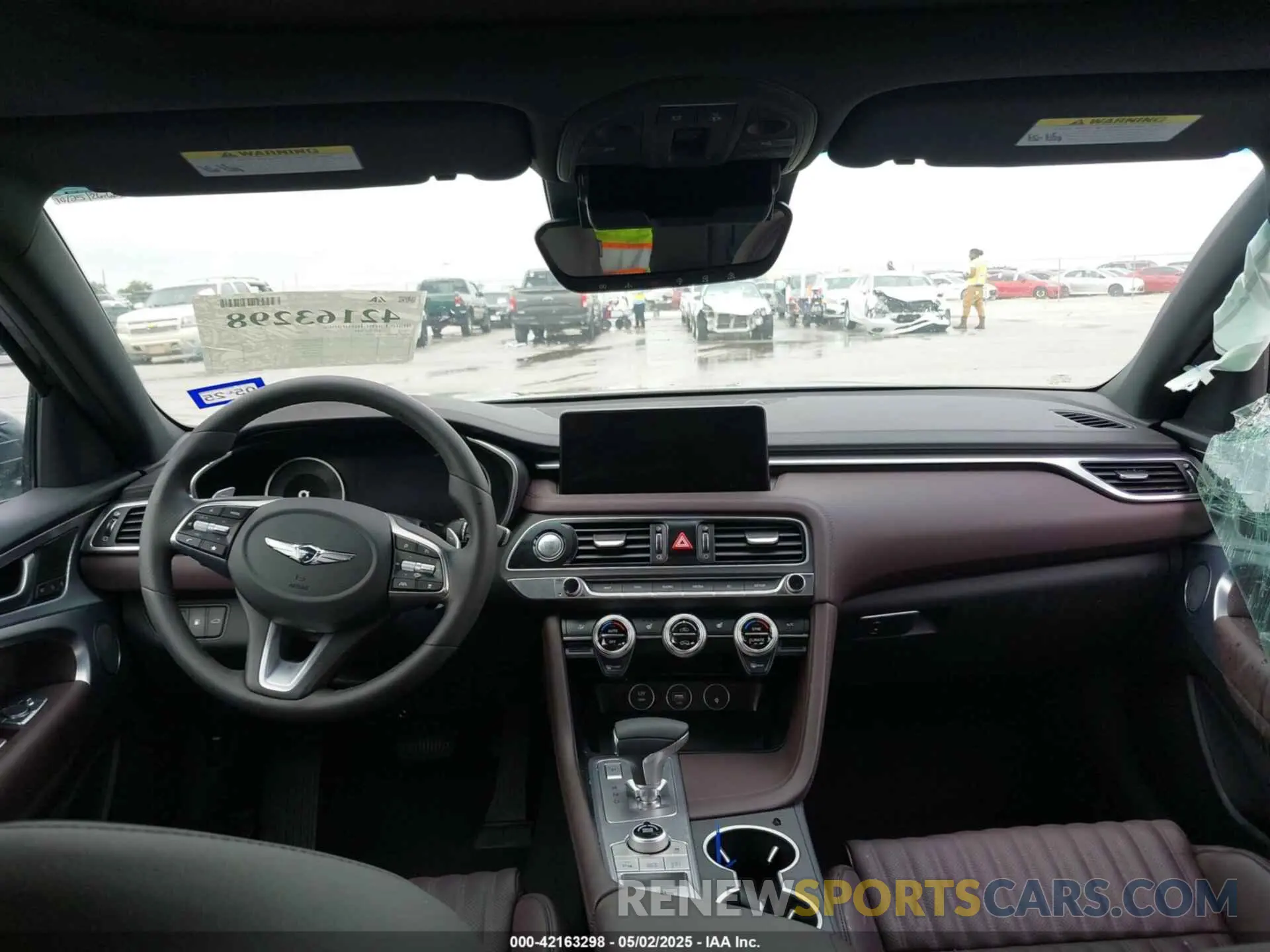 5 fotografías del automóvil dañado KMTG34TA2NU103715 GENESIS G70 2022