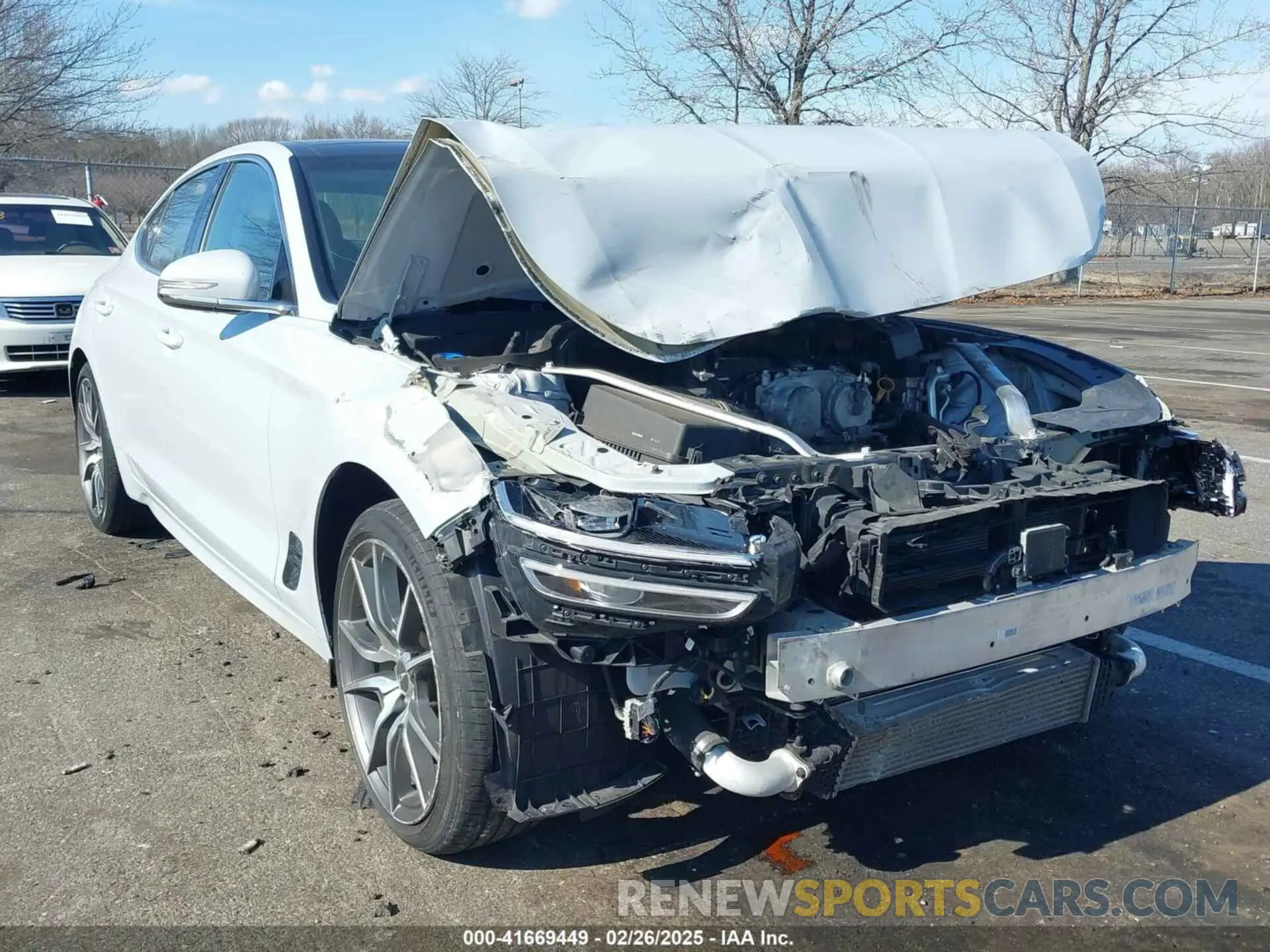 1 fotografías del automóvil dañado KMTG34TA7NU098169 GENESIS G70 2022