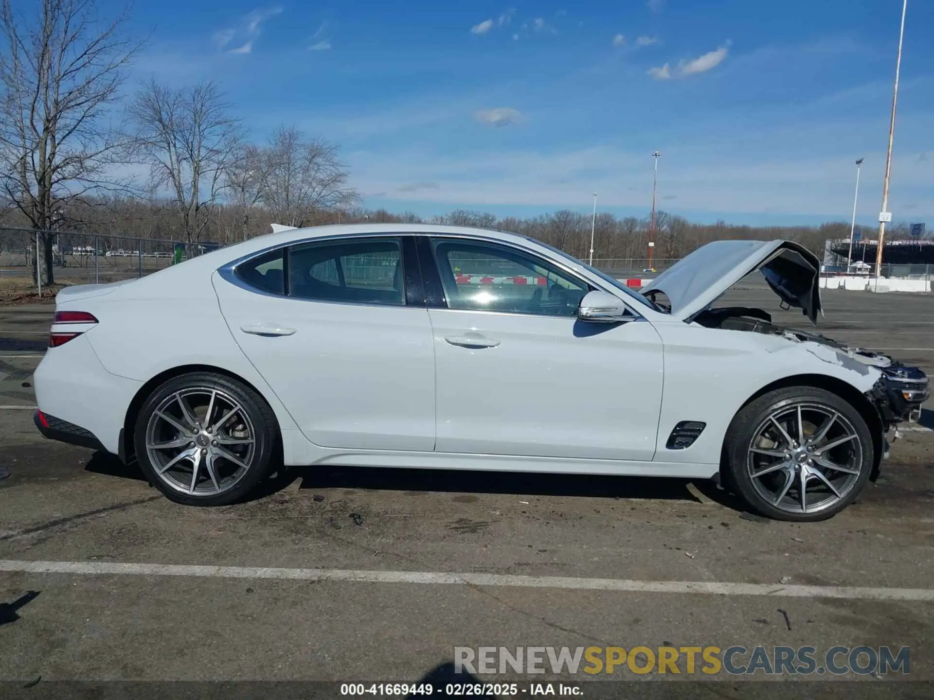 13 fotografías del automóvil dañado KMTG34TA7NU098169 GENESIS G70 2022