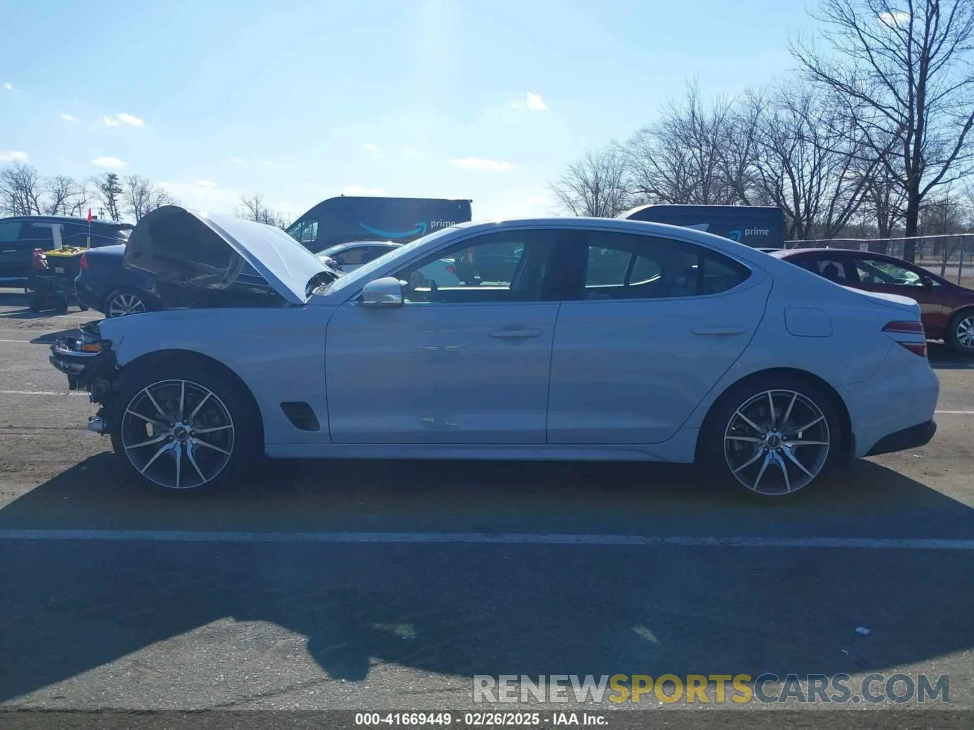 14 fotografías del automóvil dañado KMTG34TA7NU098169 GENESIS G70 2022
