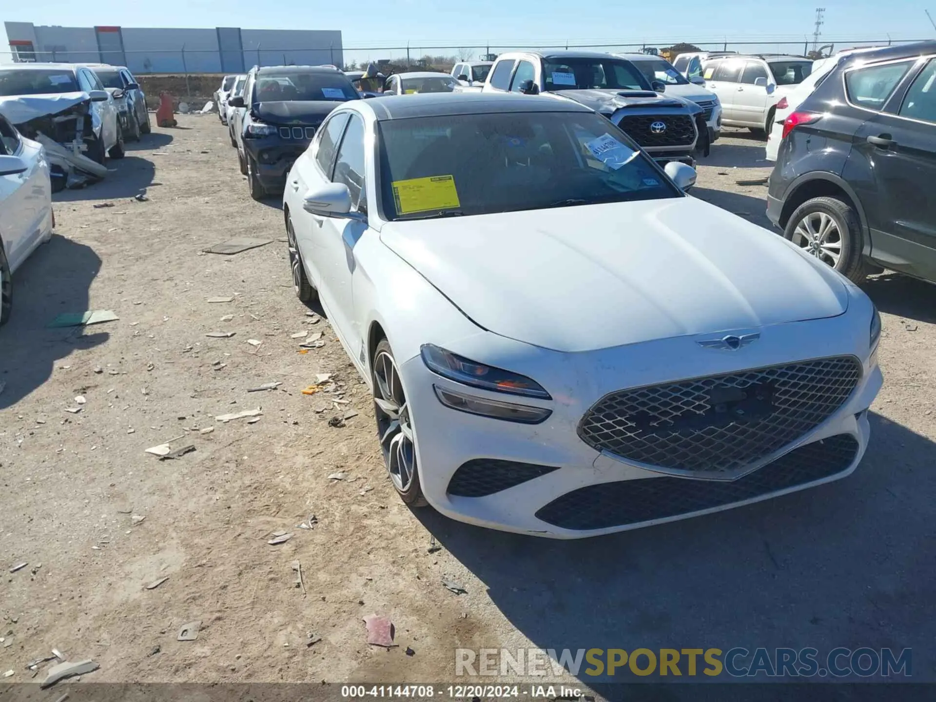 1 fotografías del automóvil dañado KMTG34TA7NU103998 GENESIS G70 2022