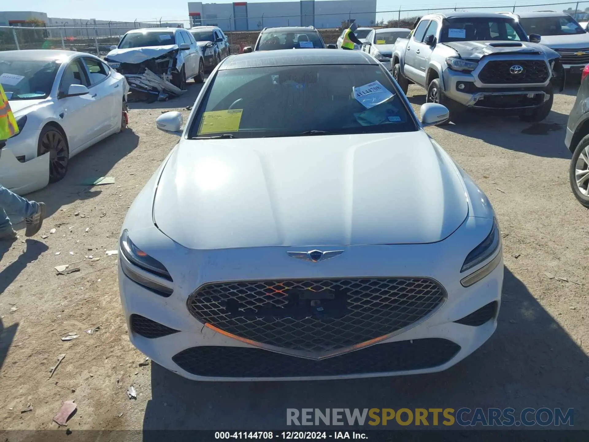 12 fotografías del automóvil dañado KMTG34TA7NU103998 GENESIS G70 2022