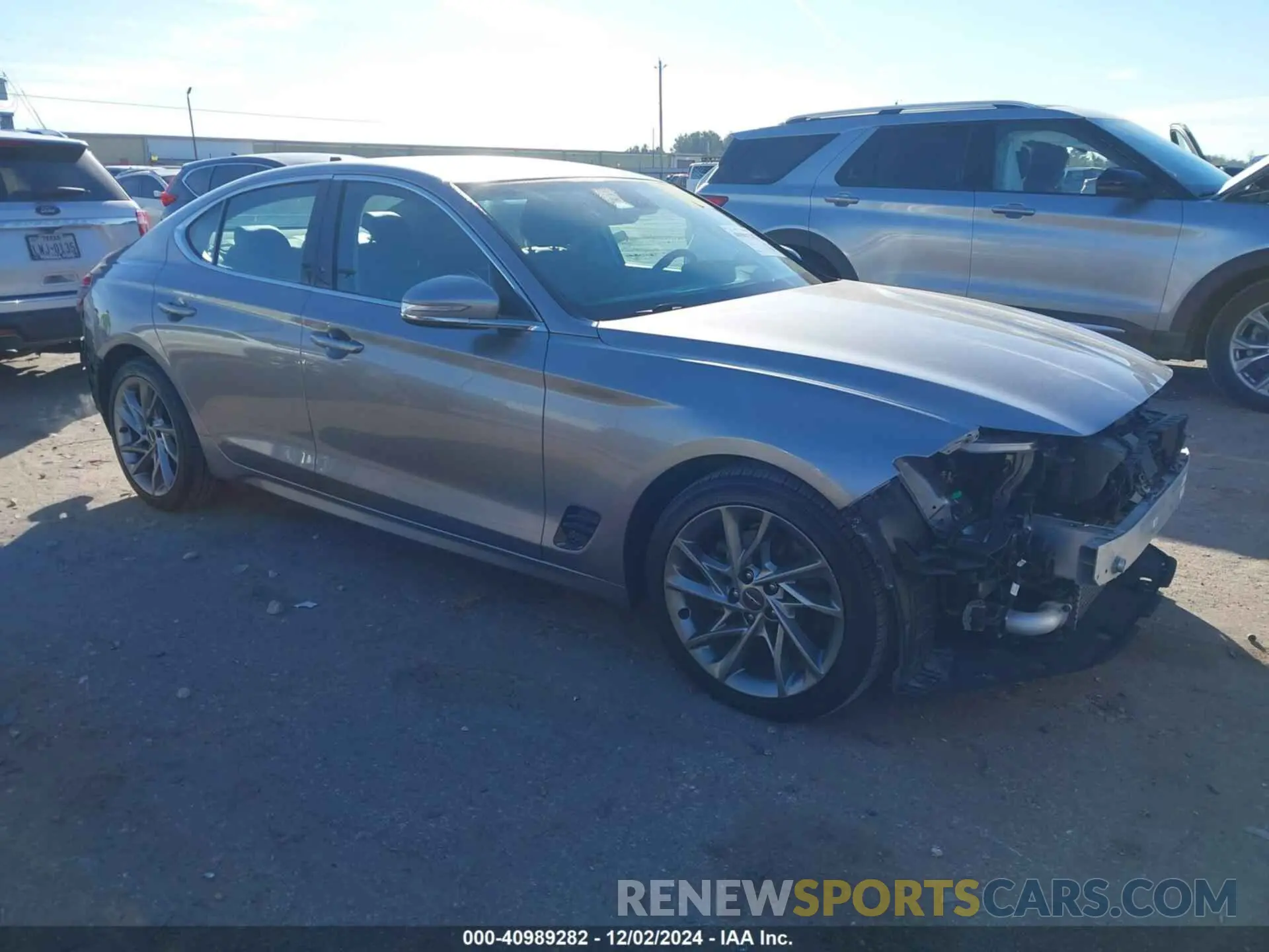 1 fotografías del automóvil dañado KMTG34TA9NU093023 GENESIS G70 2022