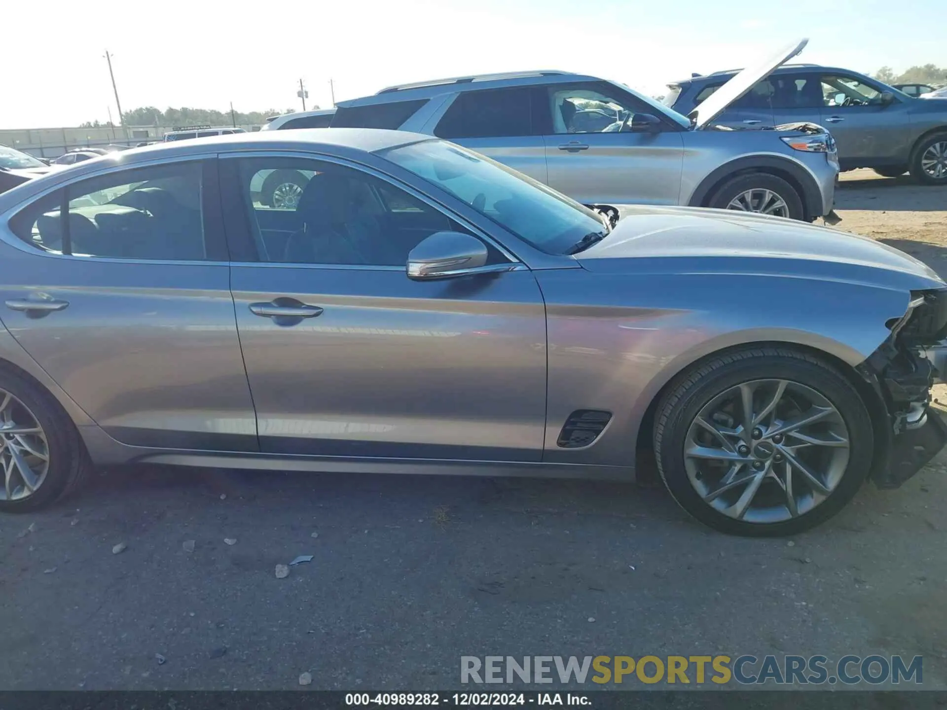 14 fotografías del automóvil dañado KMTG34TA9NU093023 GENESIS G70 2022