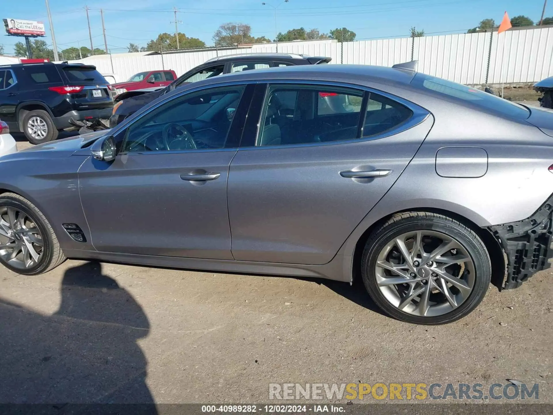 15 fotografías del automóvil dañado KMTG34TA9NU093023 GENESIS G70 2022