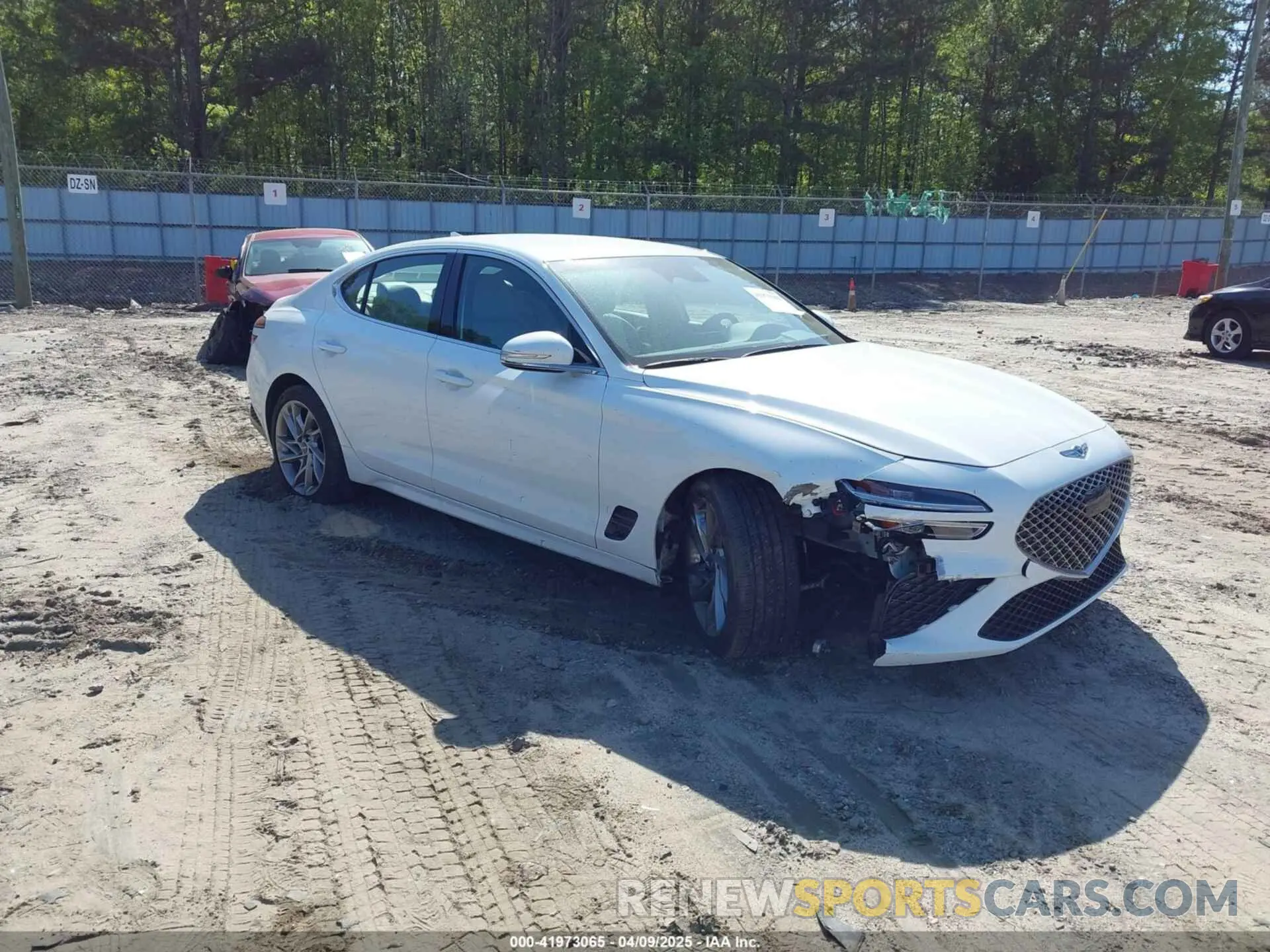 1 fotografías del automóvil dañado KMTG34TAXNU088946 GENESIS G70 2022