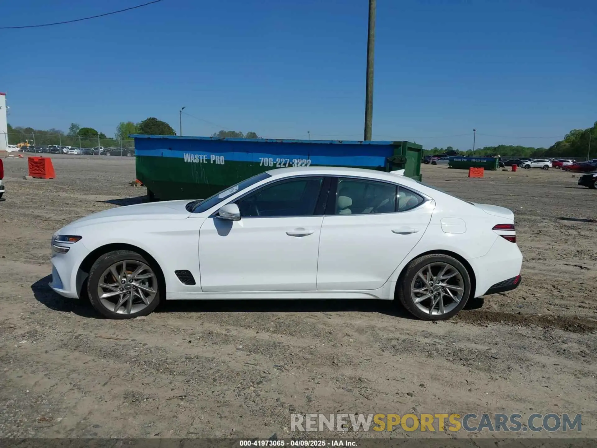 14 fotografías del automóvil dañado KMTG34TAXNU088946 GENESIS G70 2022