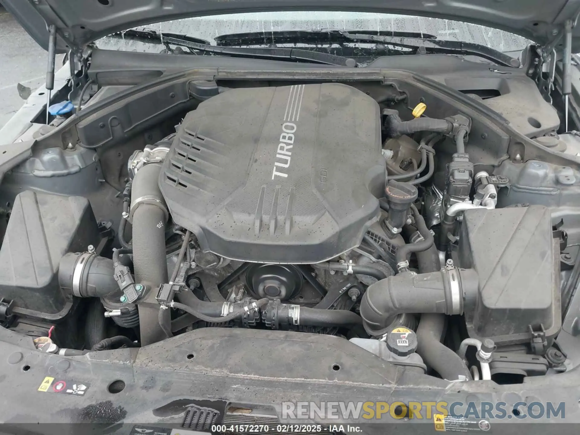 10 fotografías del automóvil dañado KMTG54TE1NU084684 GENESIS G70 2022