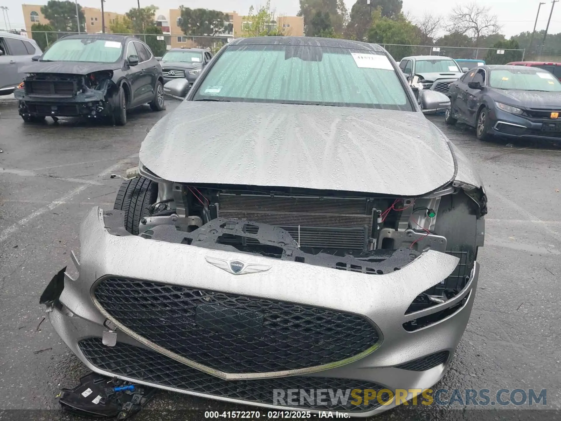 13 fotografías del automóvil dañado KMTG54TE1NU084684 GENESIS G70 2022