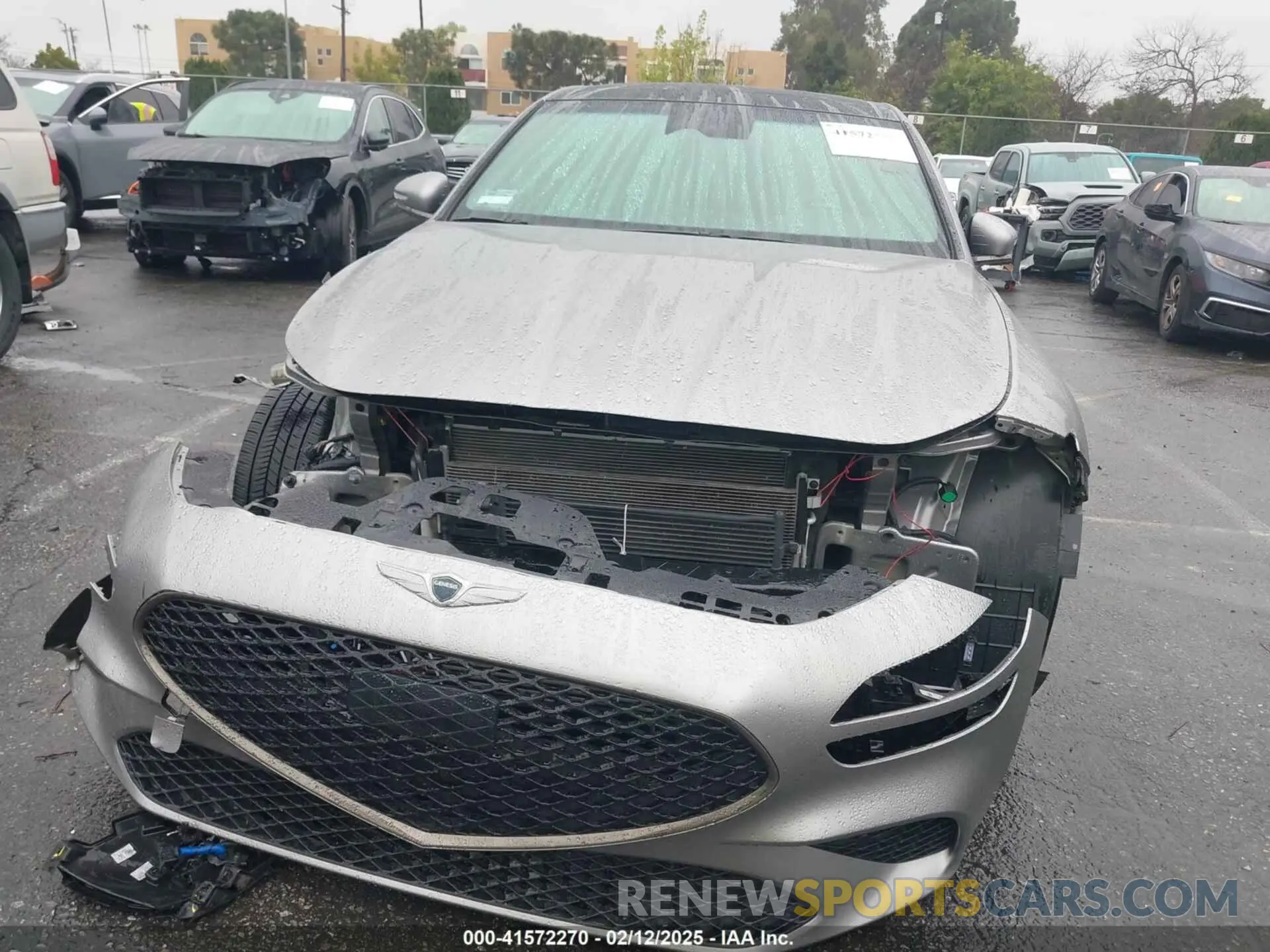 6 fotografías del automóvil dañado KMTG54TE1NU084684 GENESIS G70 2022
