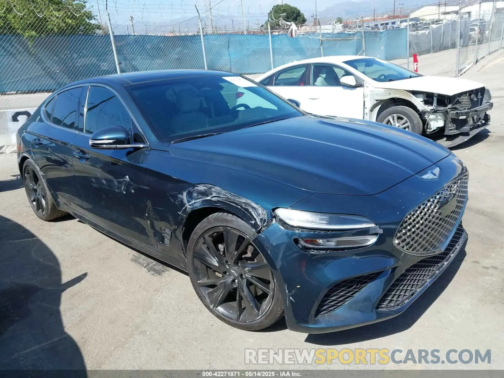 1 fotografías del automóvil dañado KMTG54TE2NU082023 GENESIS G70 2022