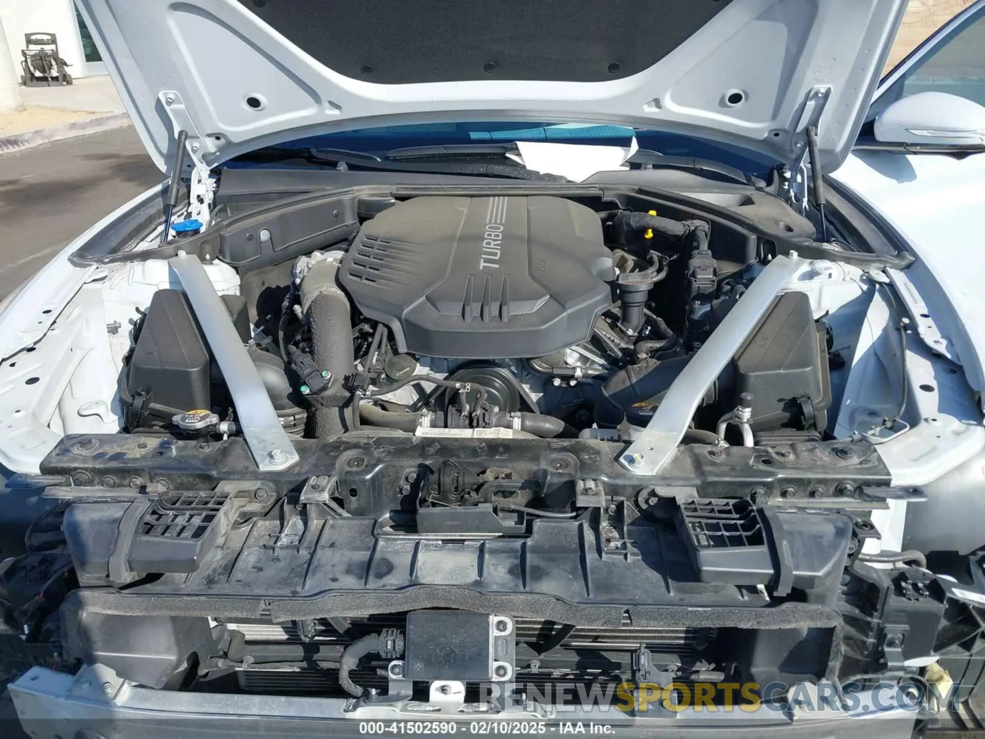 10 fotografías del automóvil dañado KMTG54TE4NU097803 GENESIS G70 2022