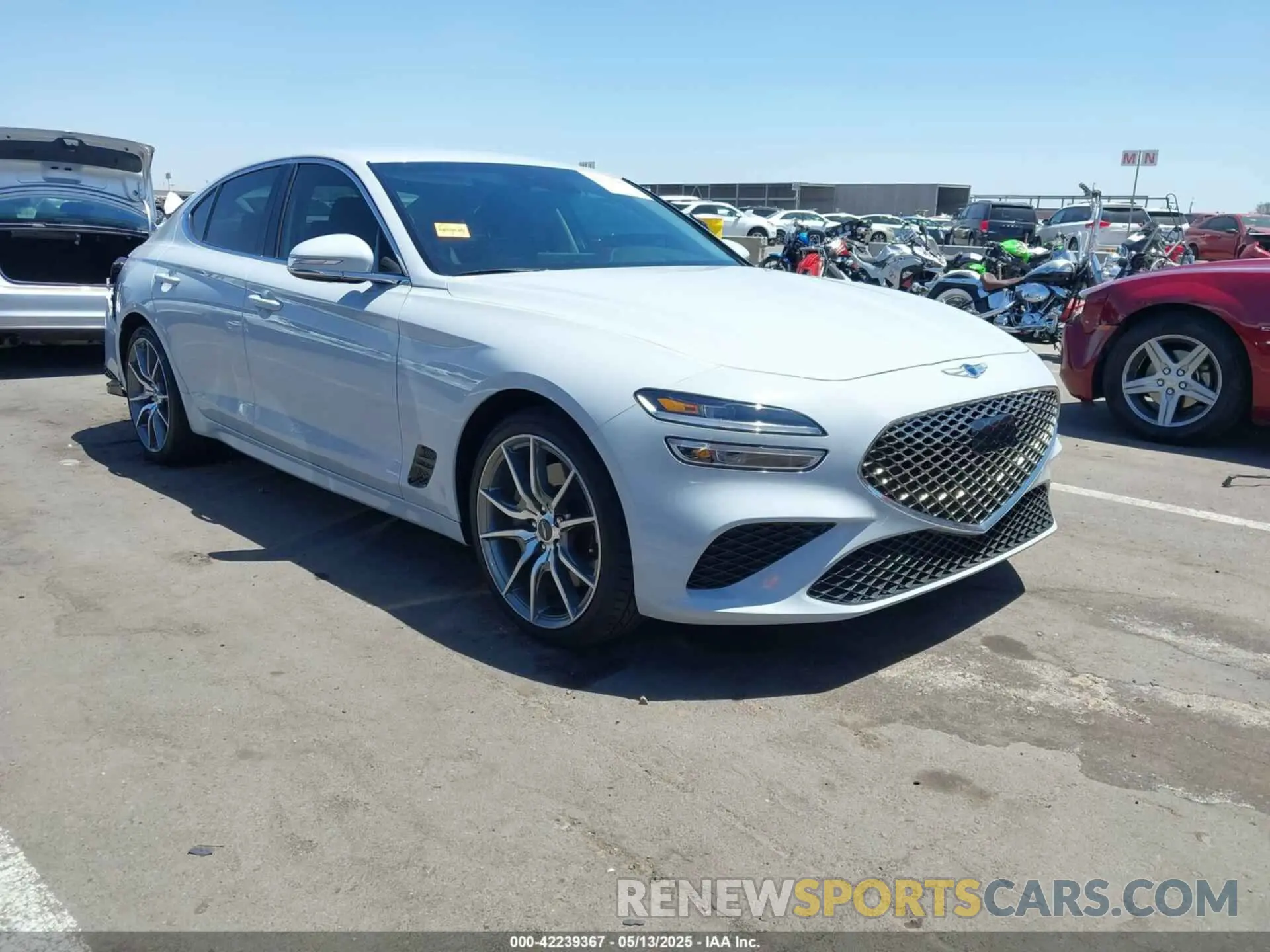 1 fotografías del automóvil dañado KMTG54TE7NU084771 GENESIS G70 2022