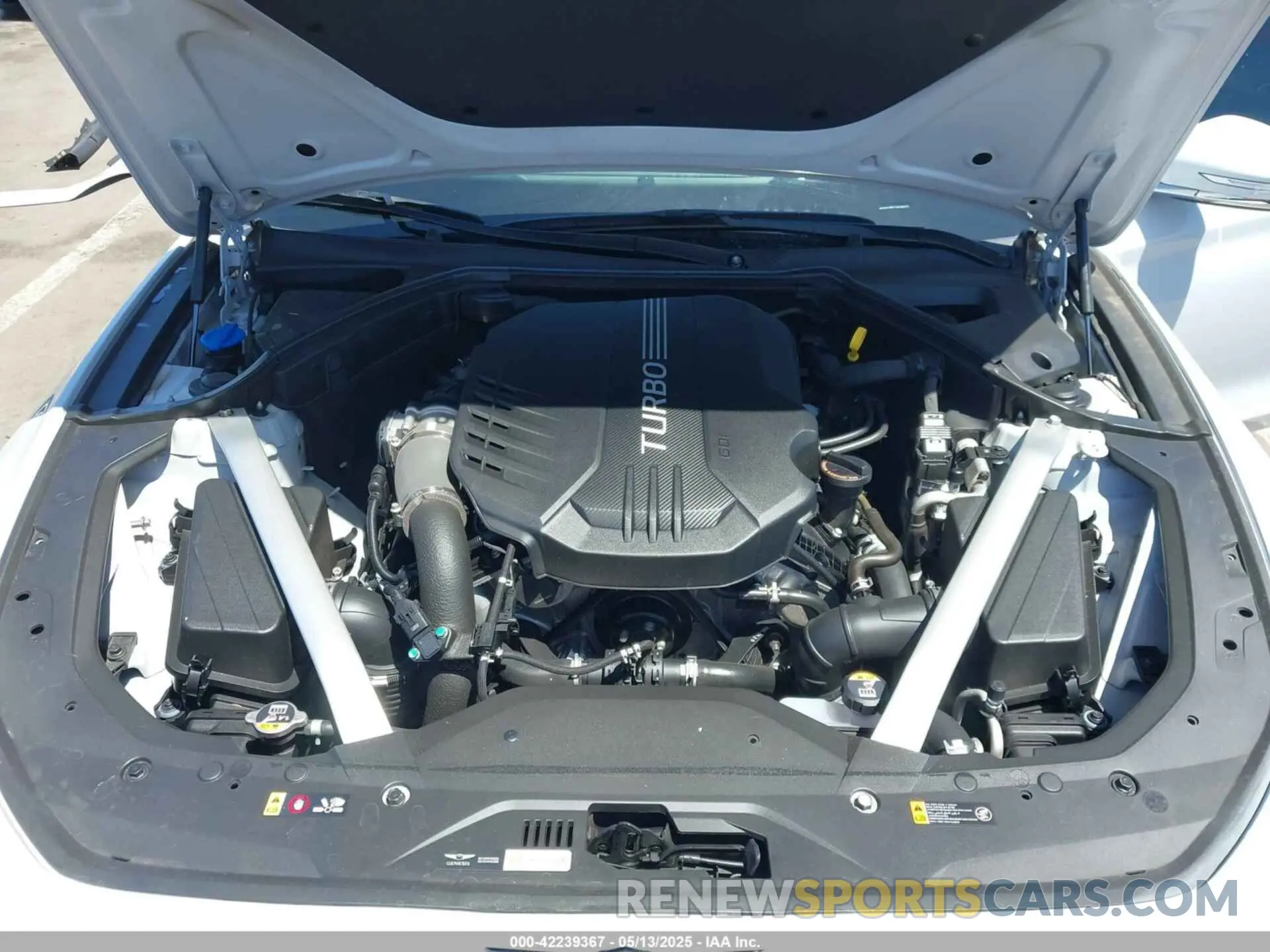 10 fotografías del automóvil dañado KMTG54TE7NU084771 GENESIS G70 2022