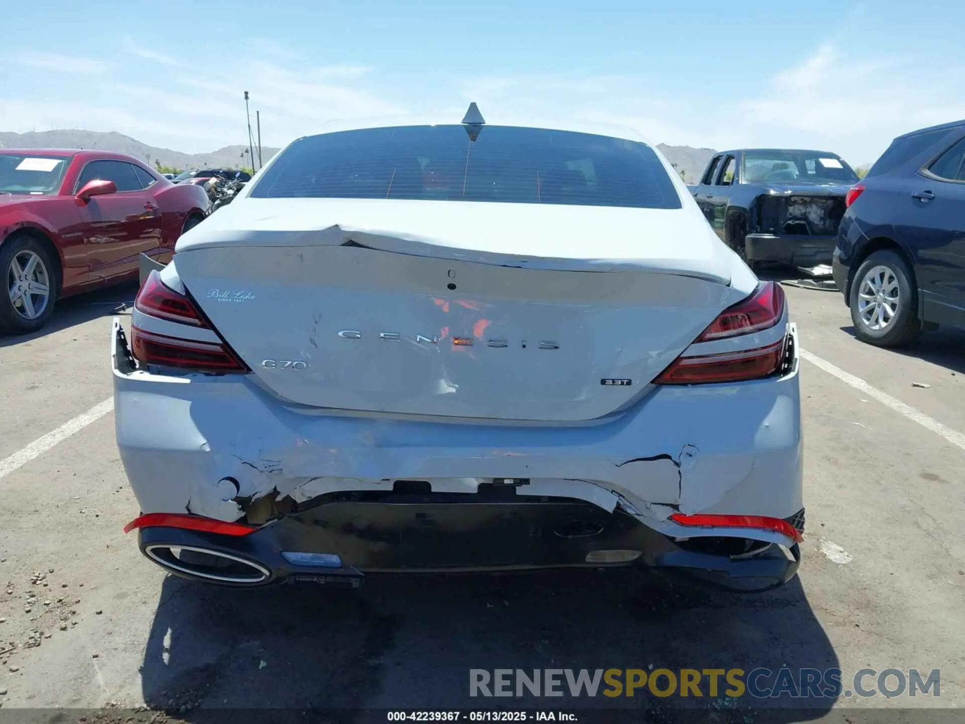 17 fotografías del automóvil dañado KMTG54TE7NU084771 GENESIS G70 2022