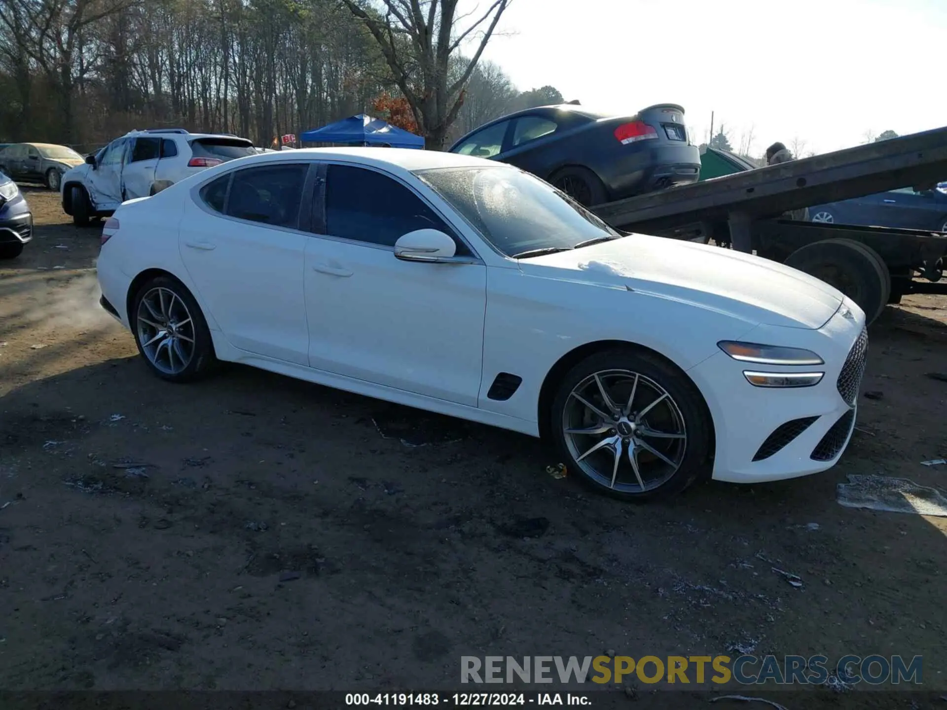 1 fotografías del automóvil dañado KMTG54TE8NU100671 GENESIS G70 2022