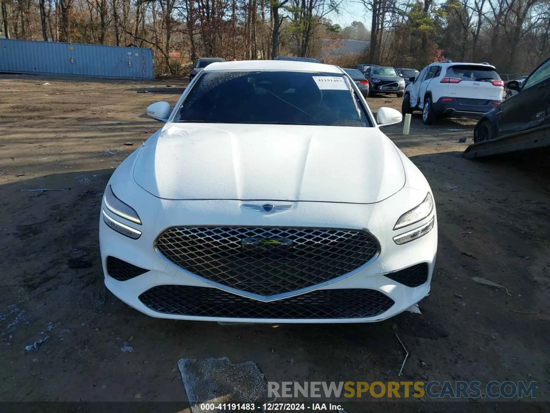 13 fotografías del automóvil dañado KMTG54TE8NU100671 GENESIS G70 2022