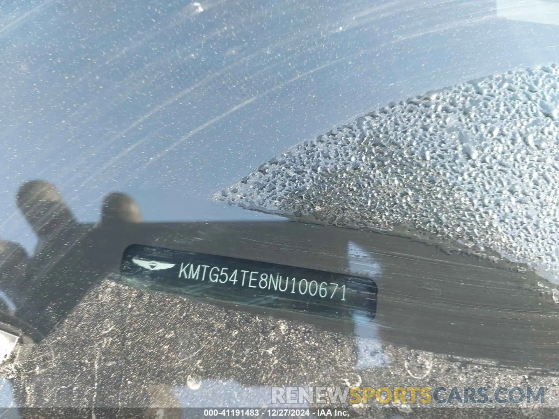 19 fotografías del automóvil dañado KMTG54TE8NU100671 GENESIS G70 2022