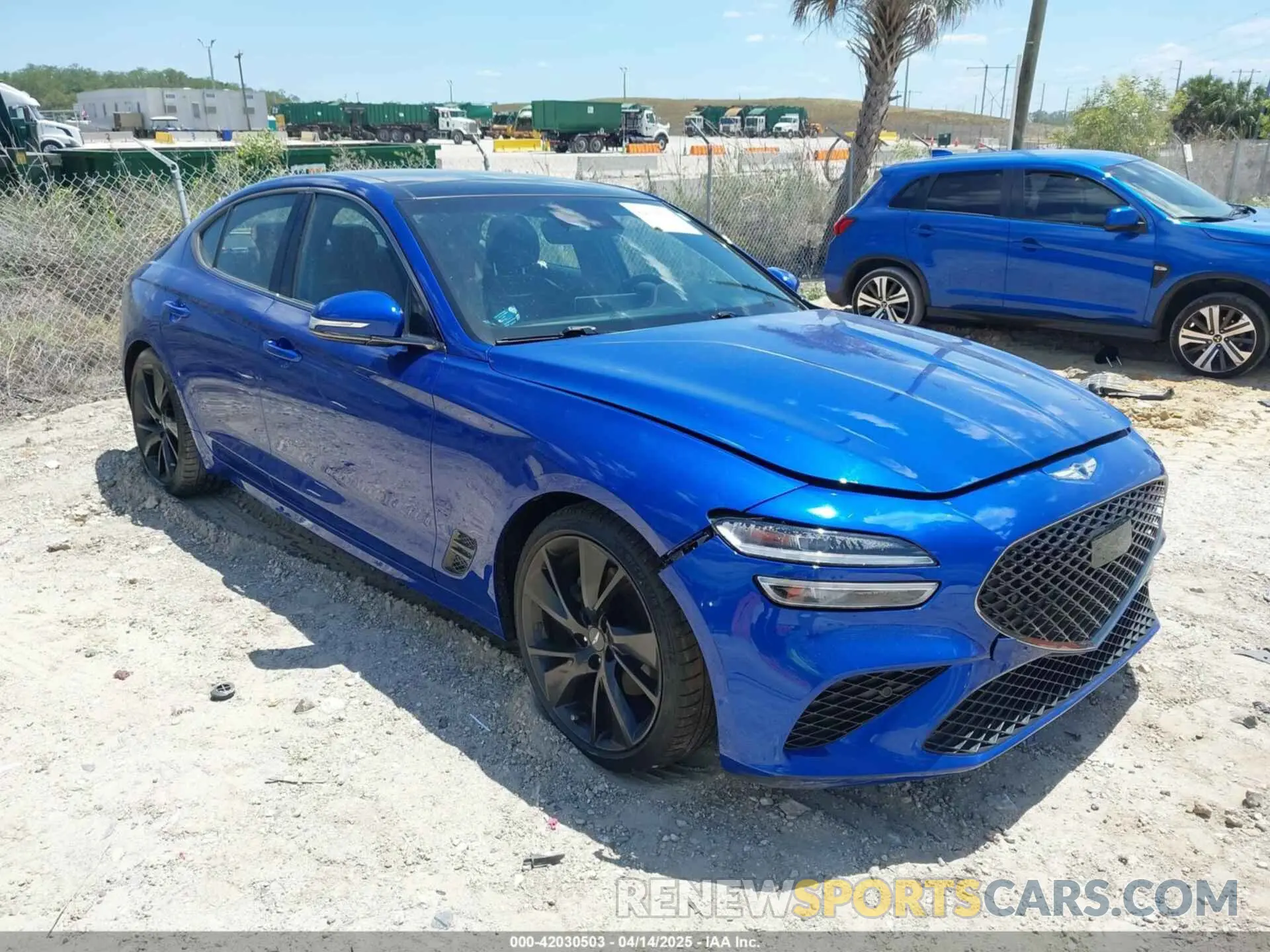 1 fotografías del automóvil dañado KMTG34TA1PU111825 GENESIS G70 2023