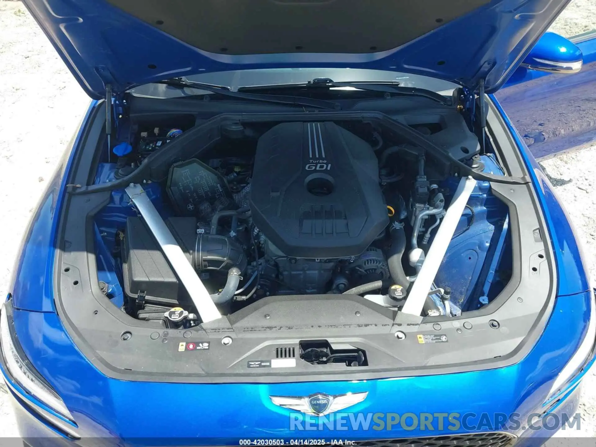 10 fotografías del automóvil dañado KMTG34TA1PU111825 GENESIS G70 2023