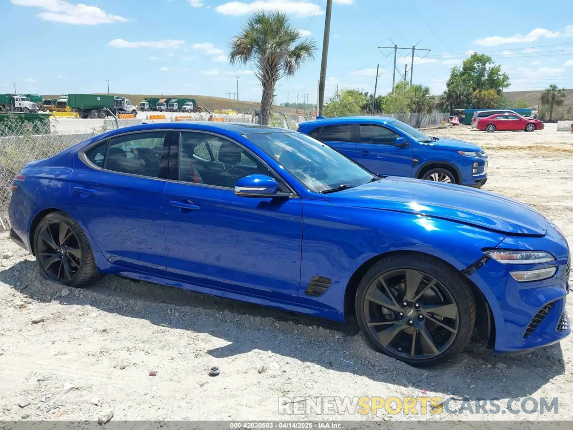 13 fotografías del automóvil dañado KMTG34TA1PU111825 GENESIS G70 2023
