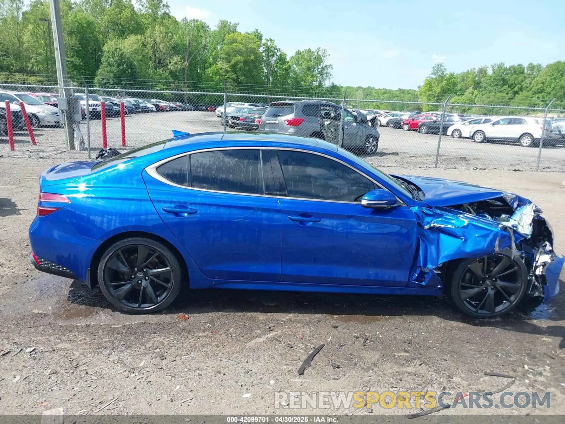 12 fotografías del automóvil dañado KMTG34TA2PU115639 GENESIS G70 2023