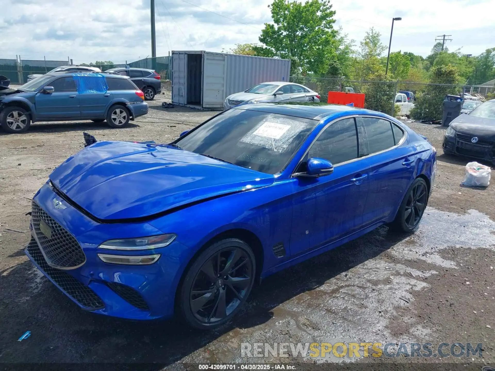 2 fotografías del automóvil dañado KMTG34TA2PU115639 GENESIS G70 2023