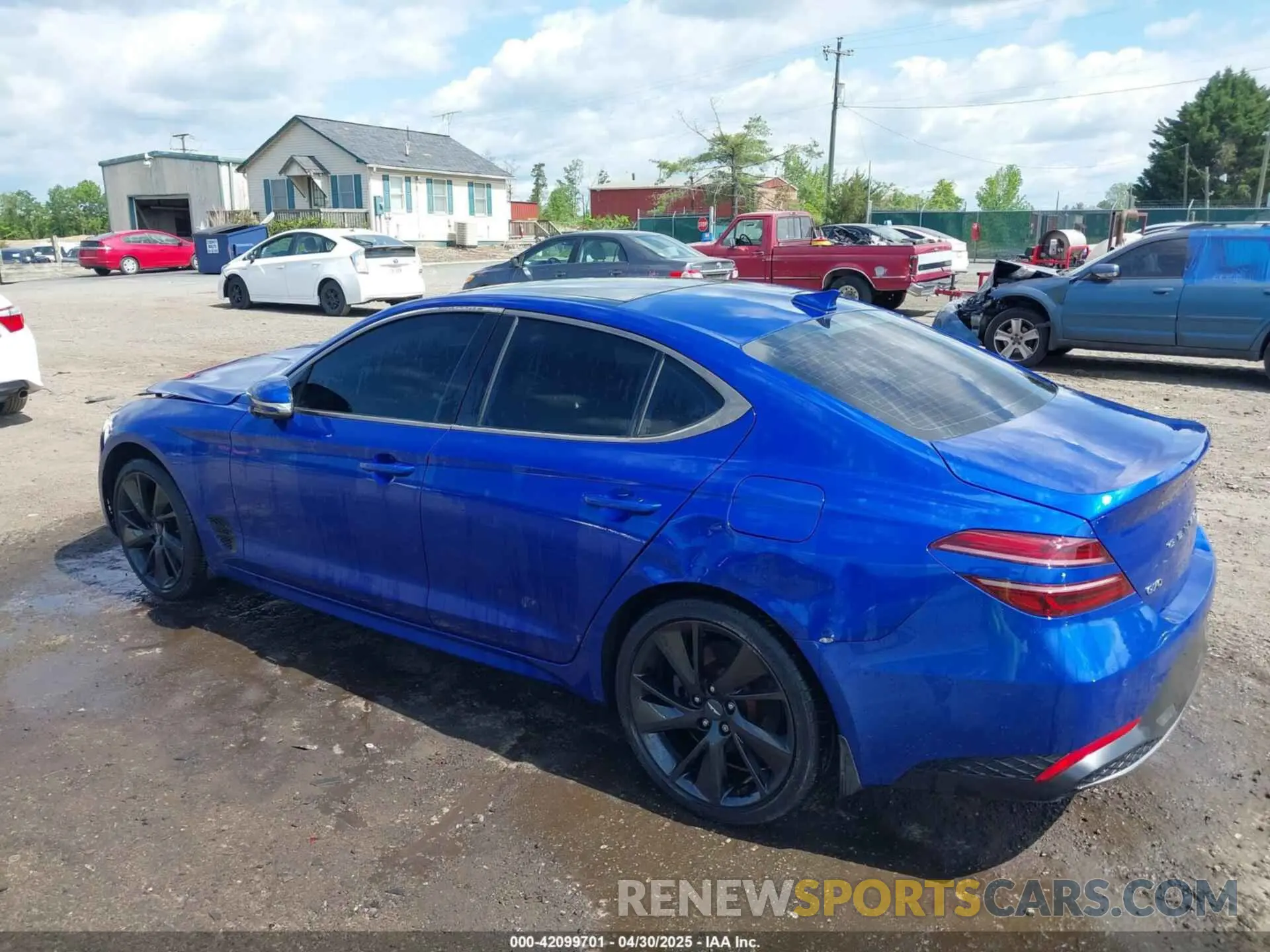 3 fotografías del automóvil dañado KMTG34TA2PU115639 GENESIS G70 2023