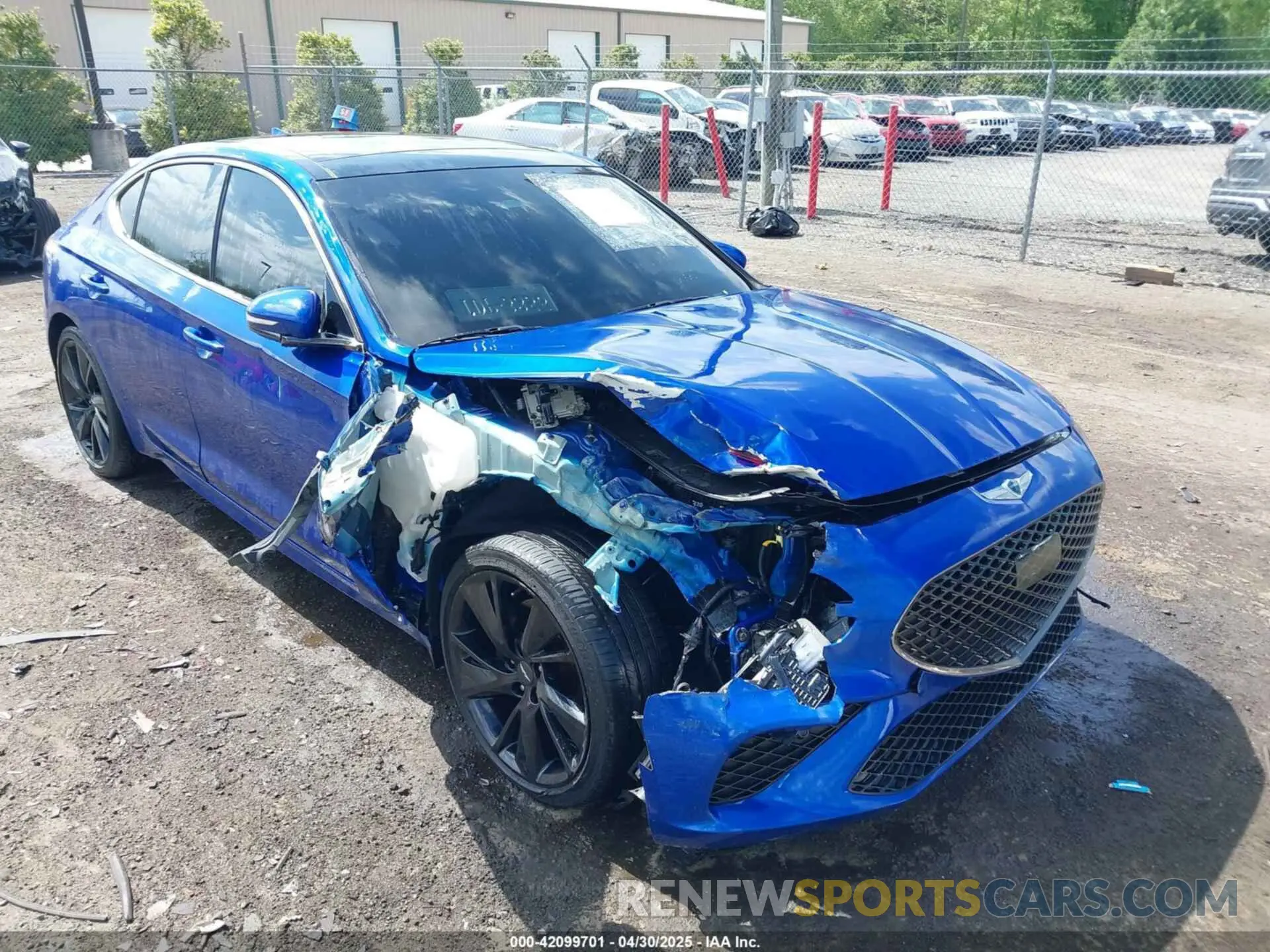 6 fotografías del automóvil dañado KMTG34TA2PU115639 GENESIS G70 2023