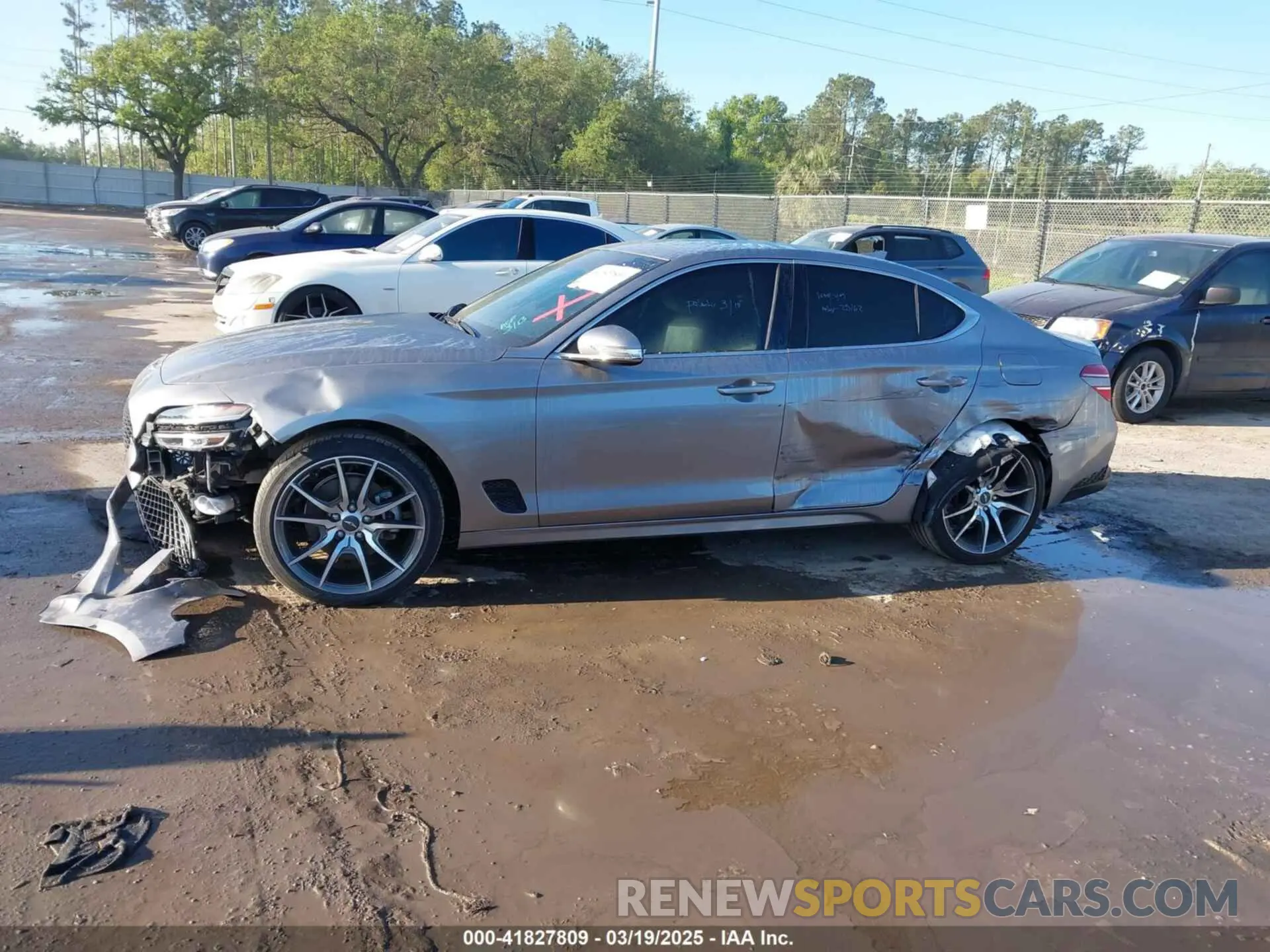 14 fotografías del automóvil dañado KMTG34TA2PU127032 GENESIS G70 2023