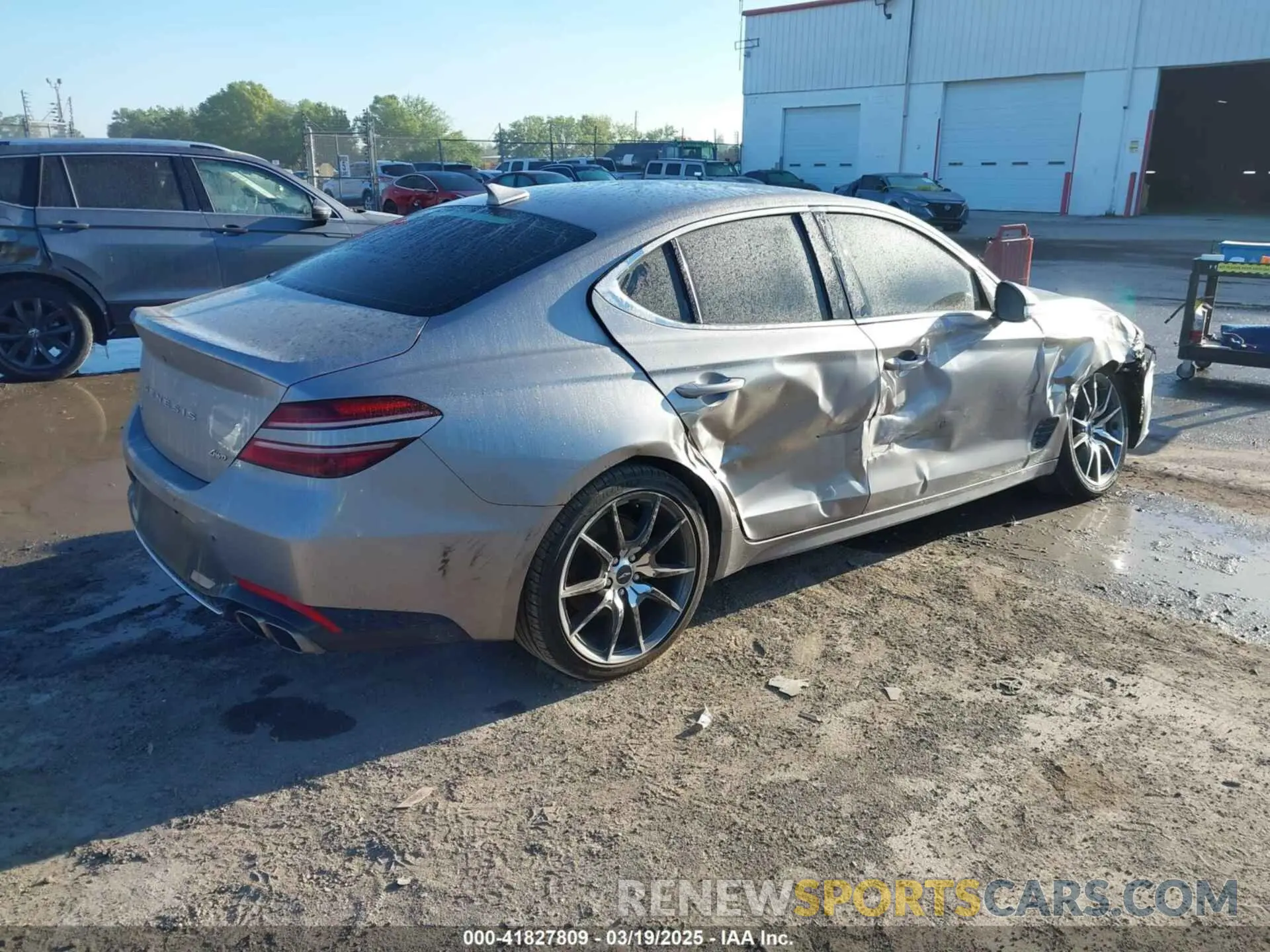 4 fotografías del automóvil dañado KMTG34TA2PU127032 GENESIS G70 2023