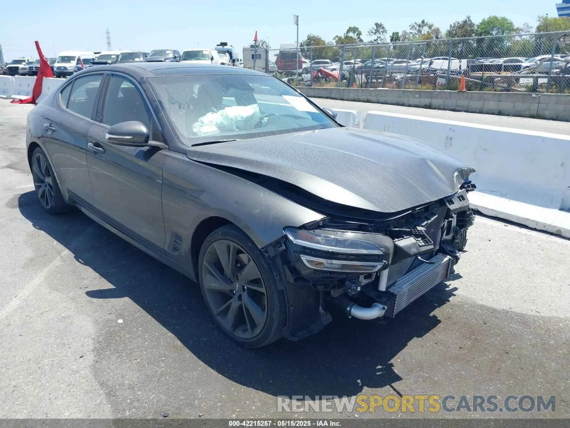 1 fotografías del automóvil dañado KMTG34TA3PU105279 GENESIS G70 2023
