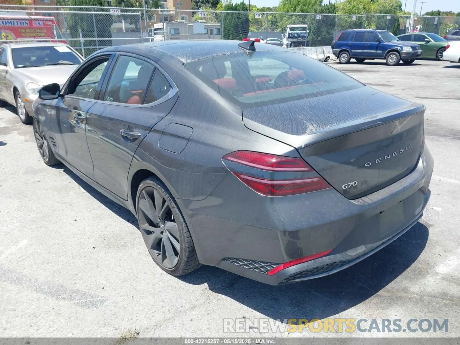 3 fotografías del automóvil dañado KMTG34TA3PU105279 GENESIS G70 2023