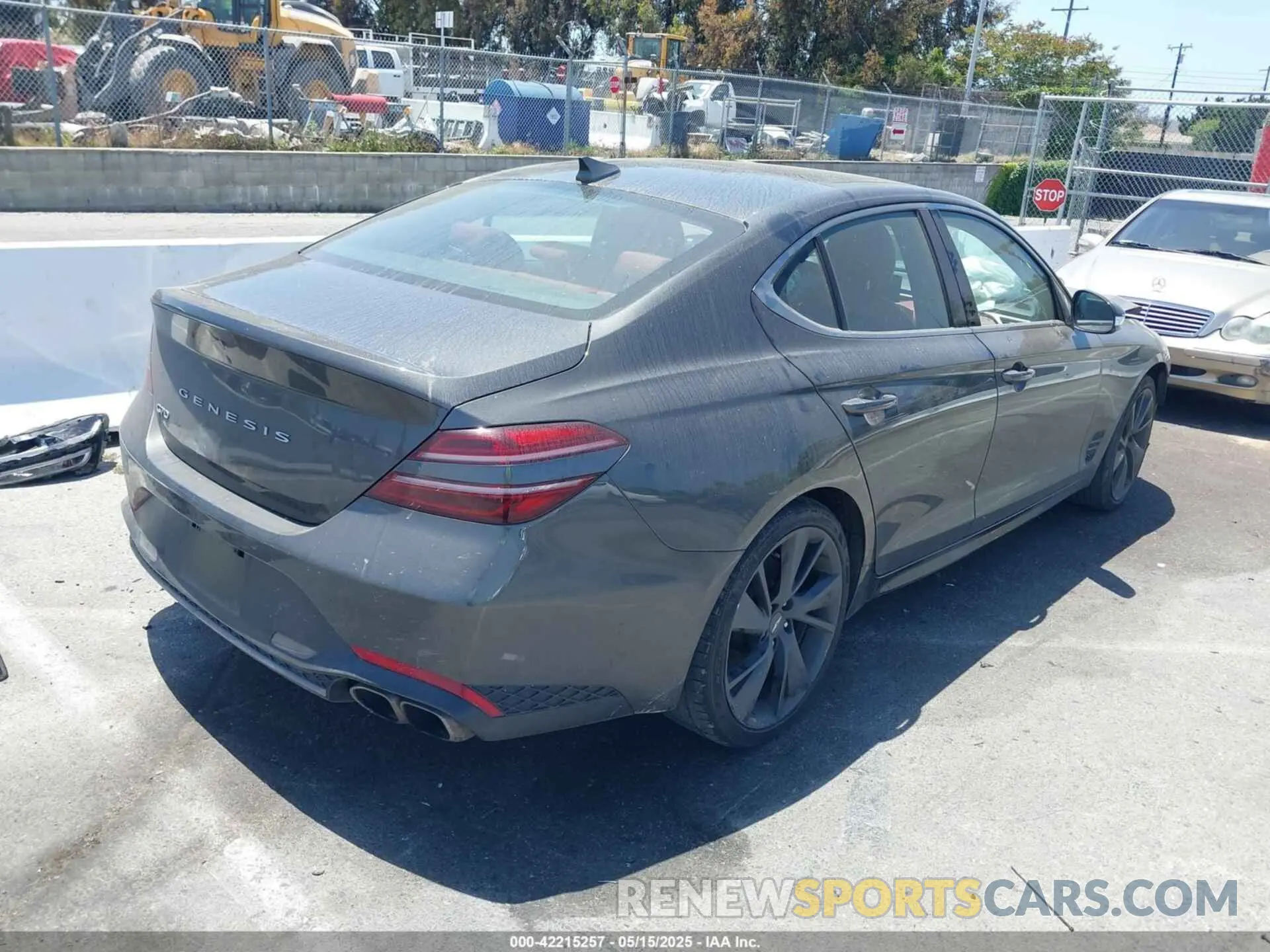 4 fotografías del automóvil dañado KMTG34TA3PU105279 GENESIS G70 2023