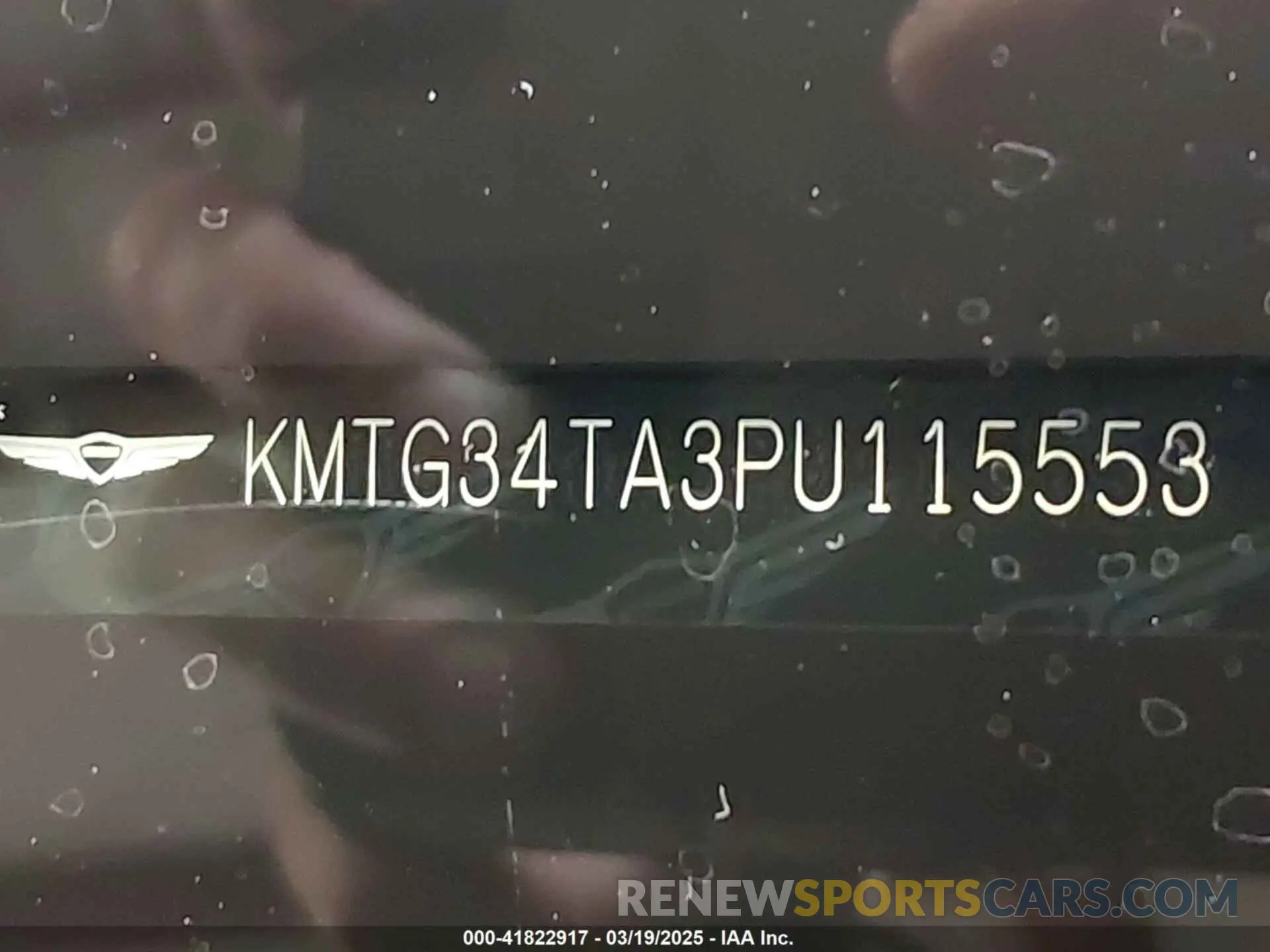 17 fotografías del automóvil dañado KMTG34TA3PU115553 GENESIS G70 2023