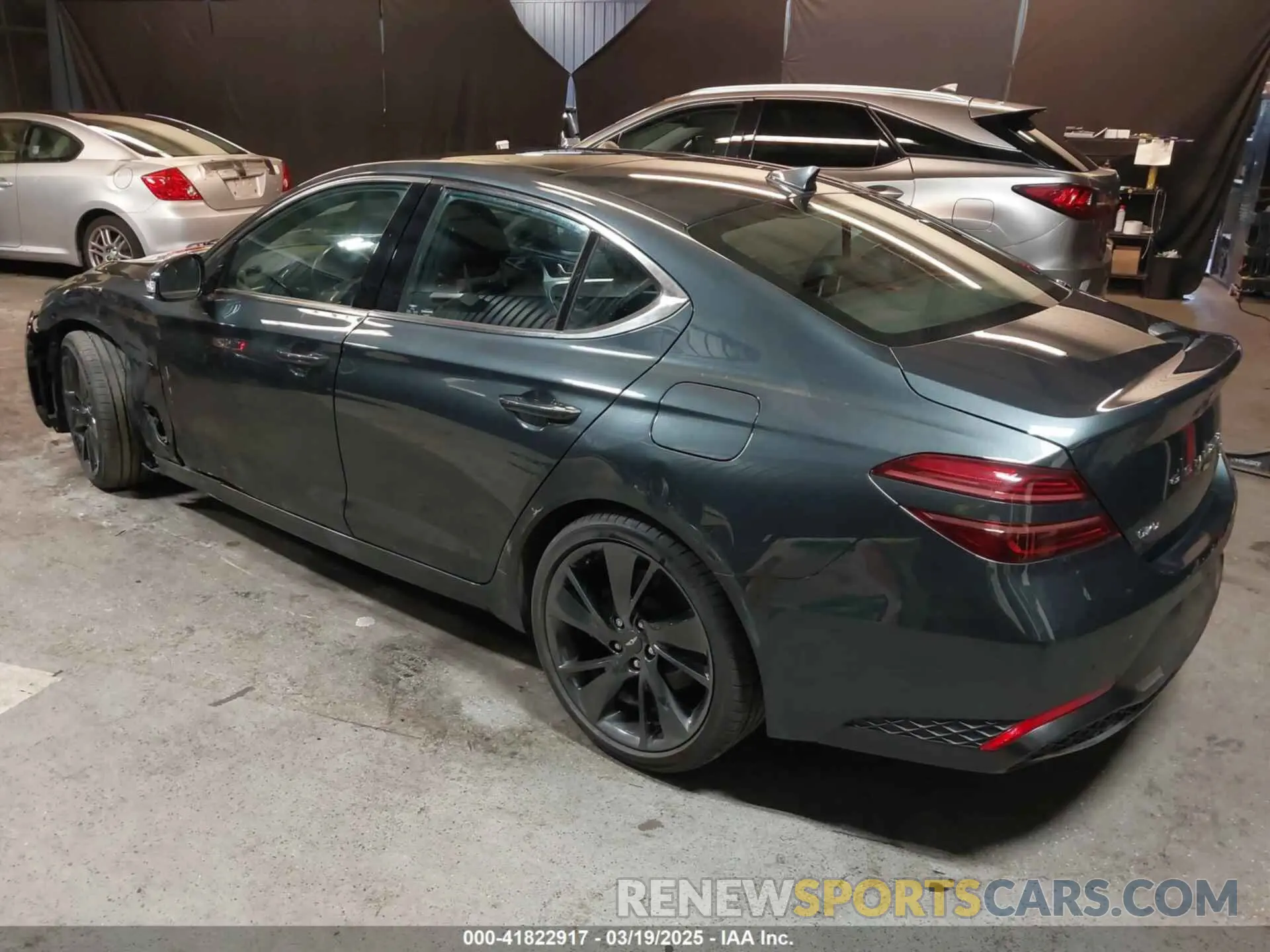 3 fotografías del automóvil dañado KMTG34TA3PU115553 GENESIS G70 2023