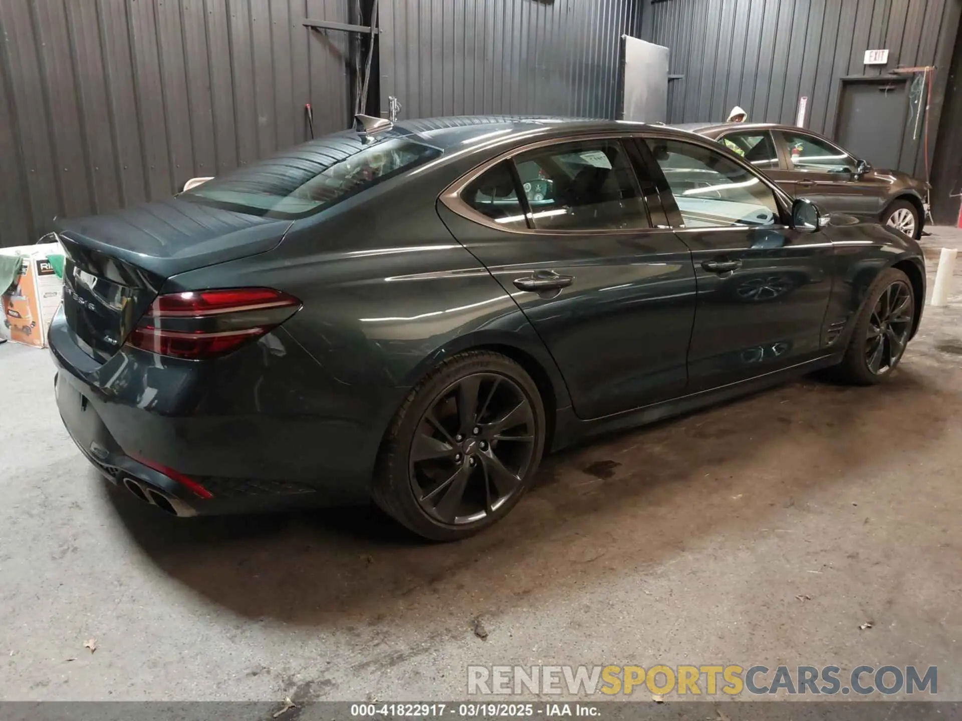 4 fotografías del automóvil dañado KMTG34TA3PU115553 GENESIS G70 2023