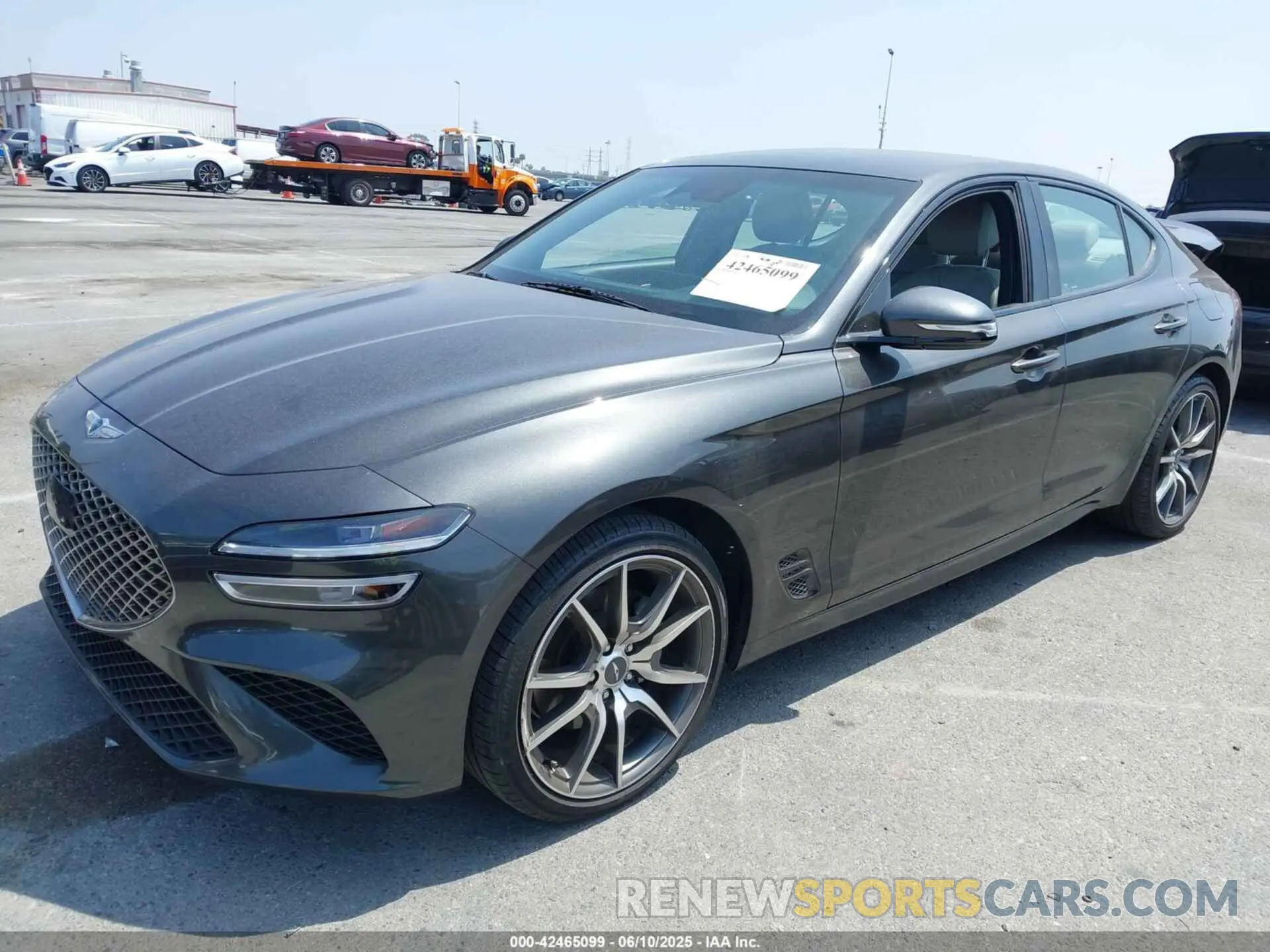 2 fotografías del automóvil dañado KMTG34TA3PU120669 GENESIS G70 2023