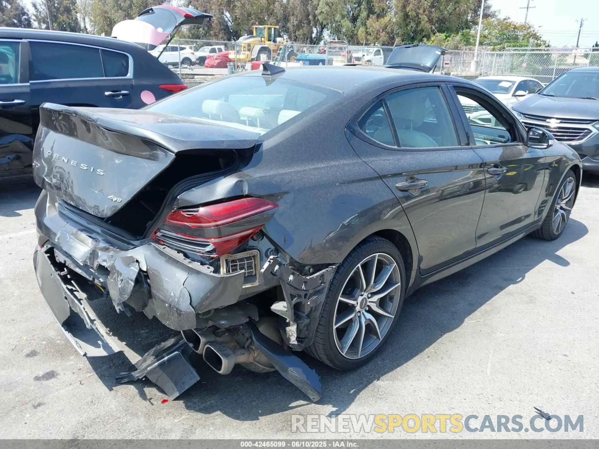 4 fotografías del automóvil dañado KMTG34TA3PU120669 GENESIS G70 2023