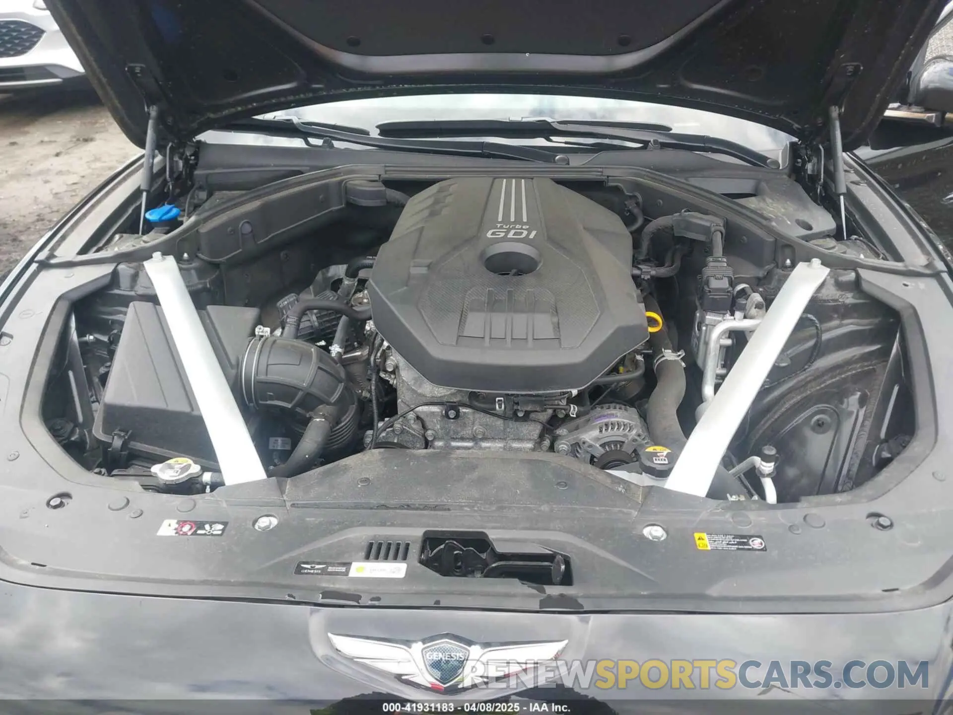 10 fotografías del automóvil dañado KMTG34TA4PU122026 GENESIS G70 2023