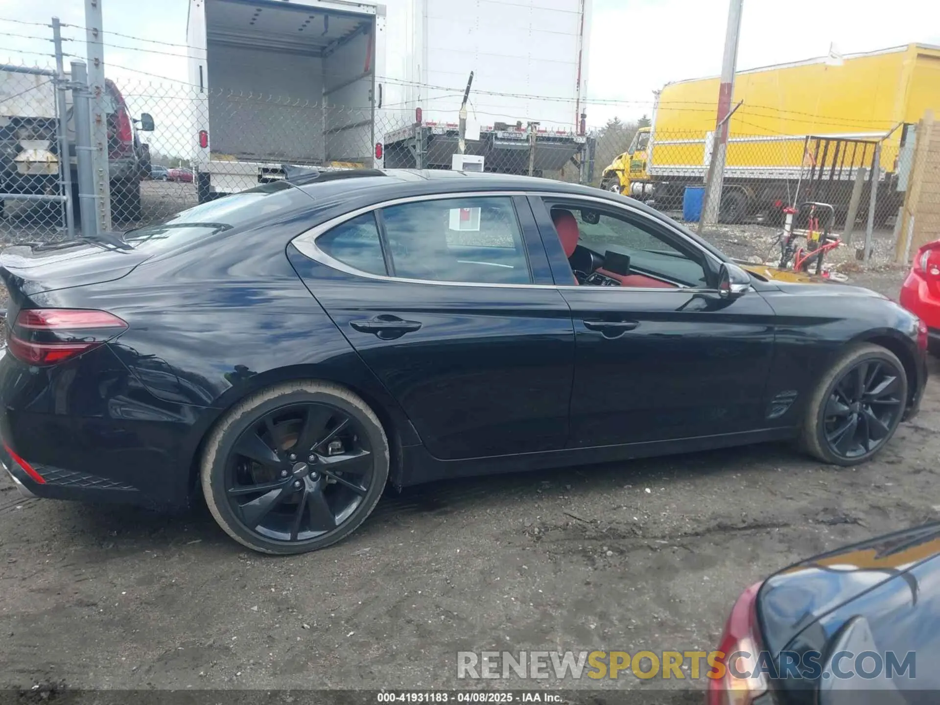 13 fotografías del automóvil dañado KMTG34TA4PU122026 GENESIS G70 2023