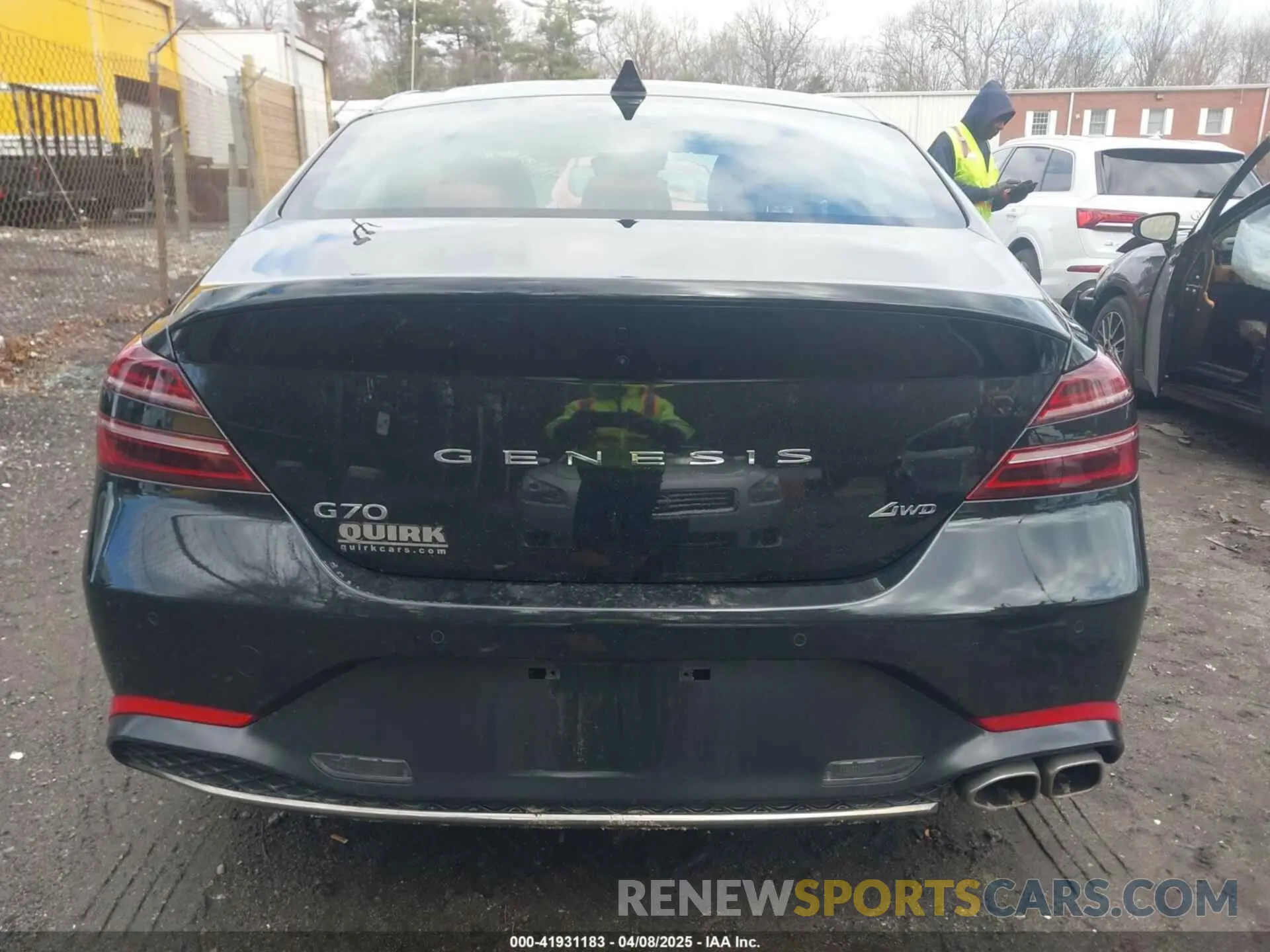 16 fotografías del automóvil dañado KMTG34TA4PU122026 GENESIS G70 2023