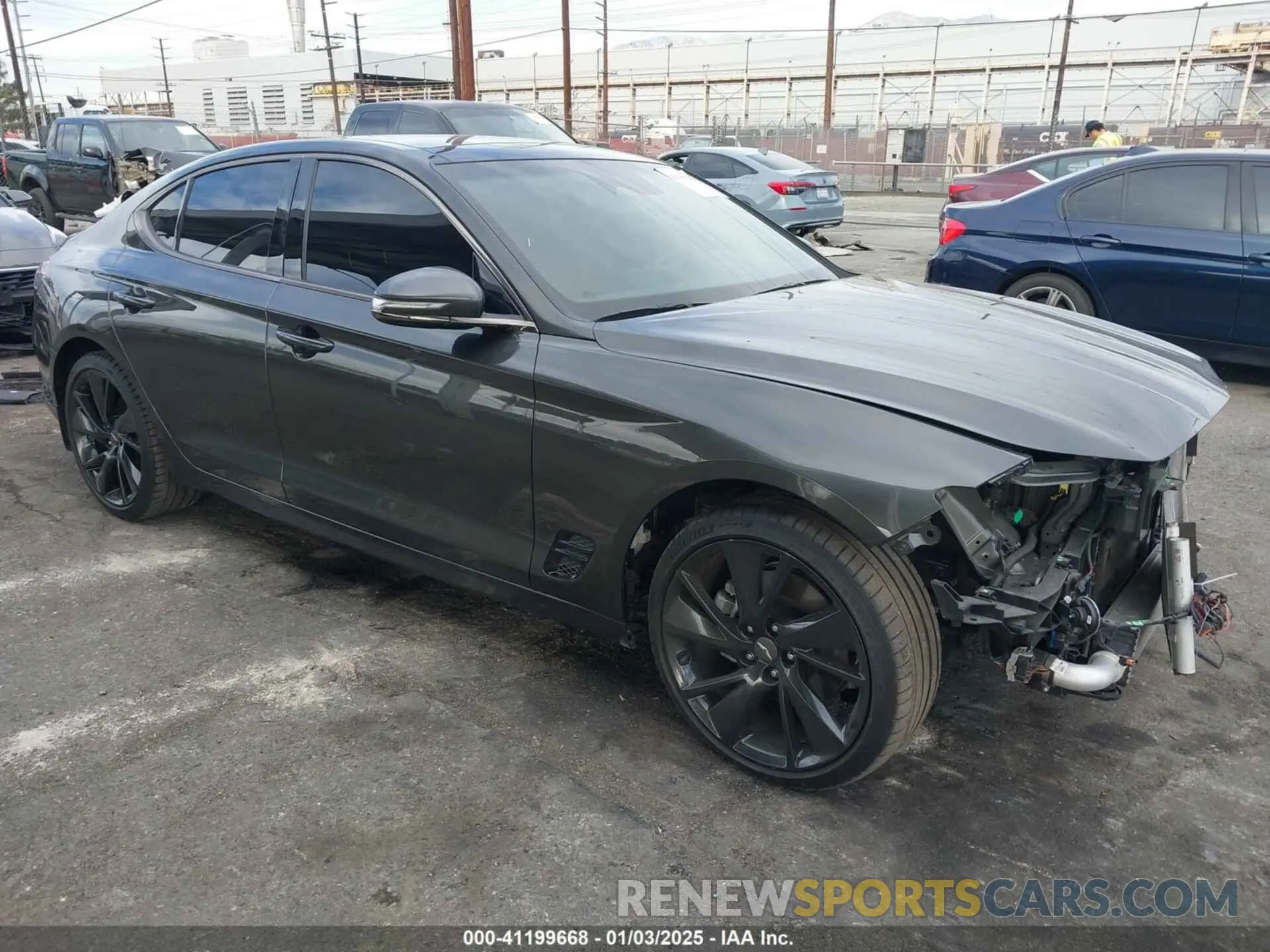 1 fotografías del automóvil dañado KMTG34TA4PU126609 GENESIS G70 2023