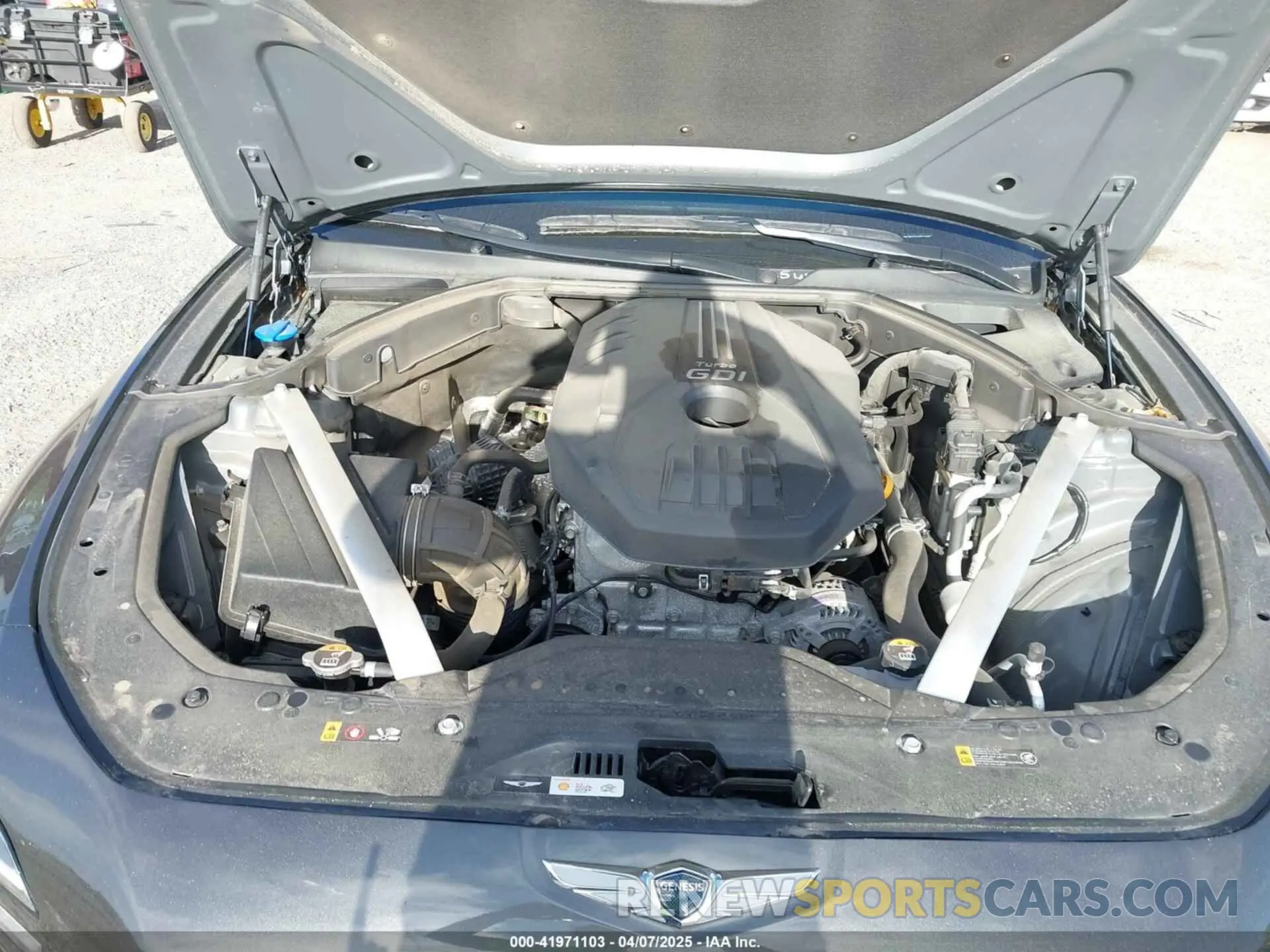 10 fotografías del automóvil dañado KMTG34TA4PU126965 GENESIS G70 2023